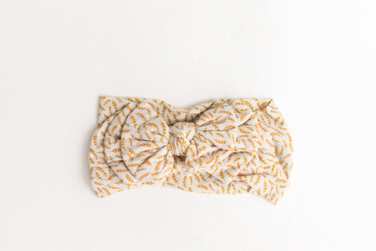 Fall Harvest Floral Nylon Headband