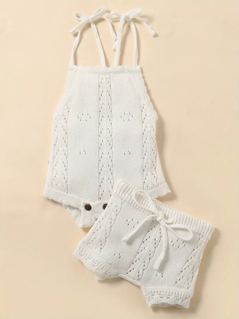 Neutral Knit Matching Set