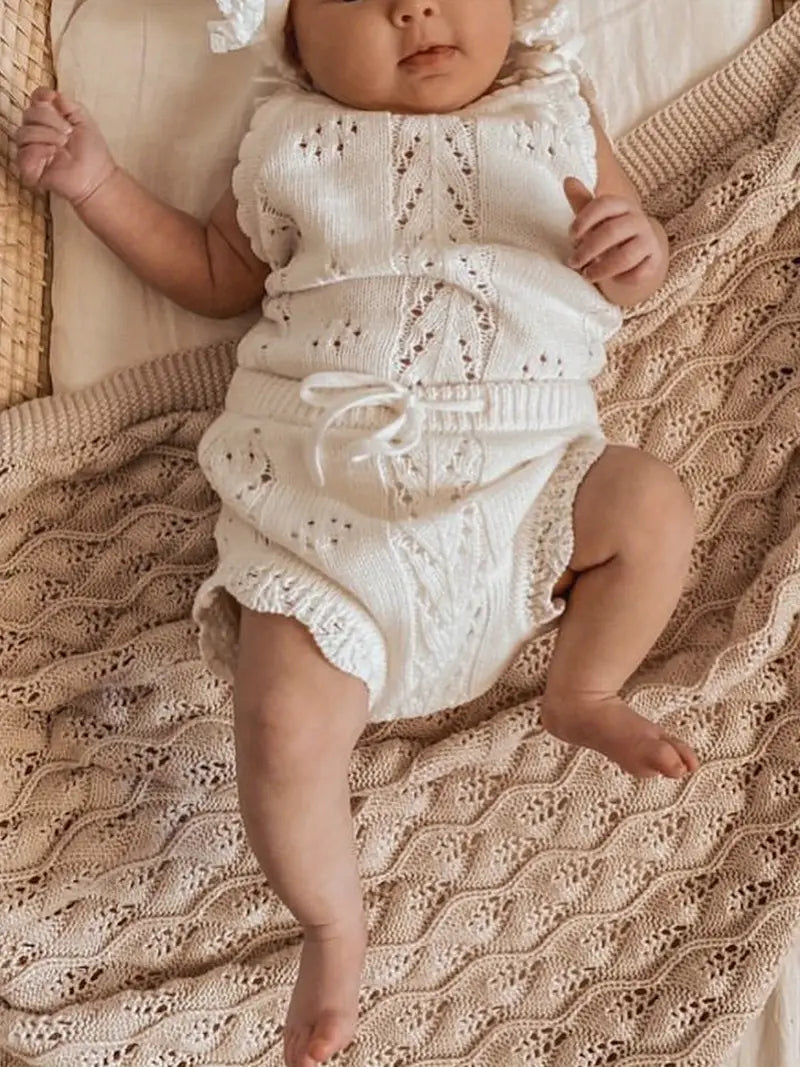 Neutral Knit Matching Set