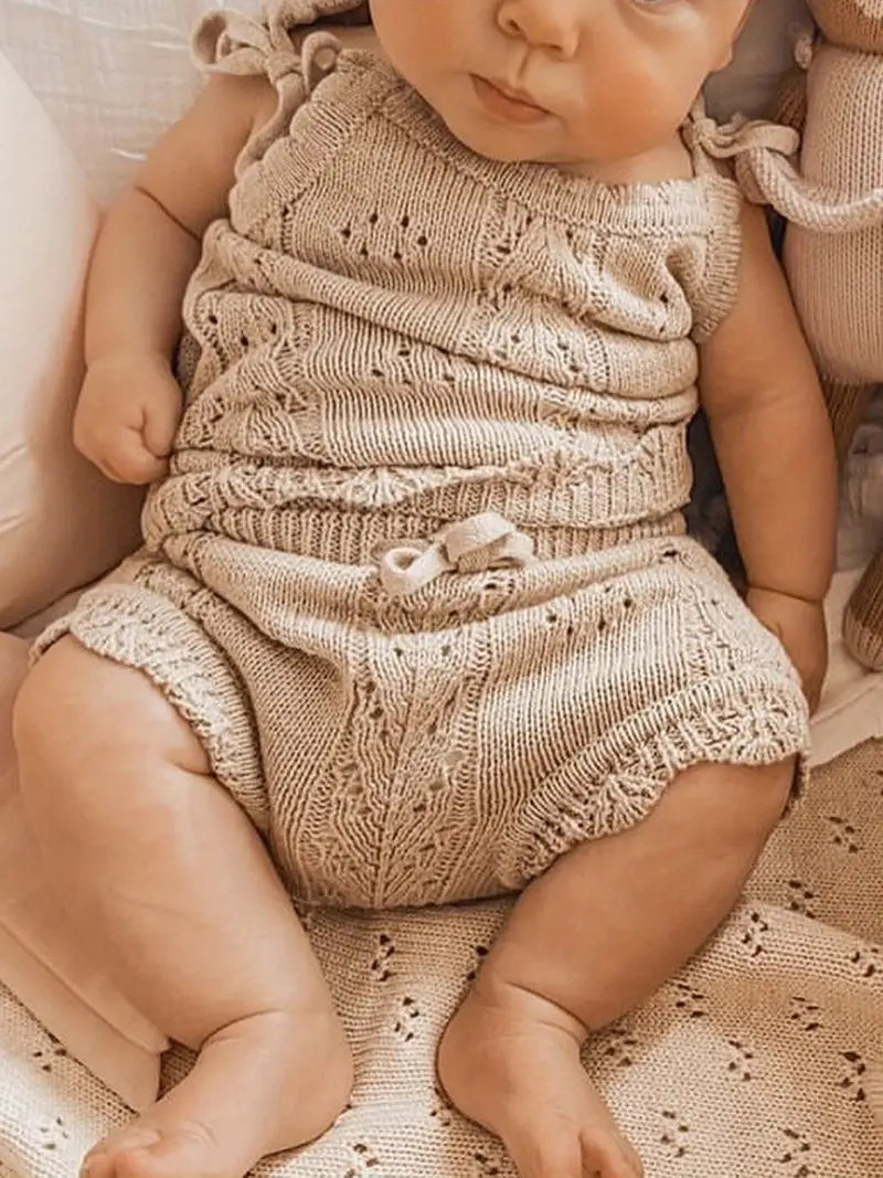 Neutral Knit Matching Set