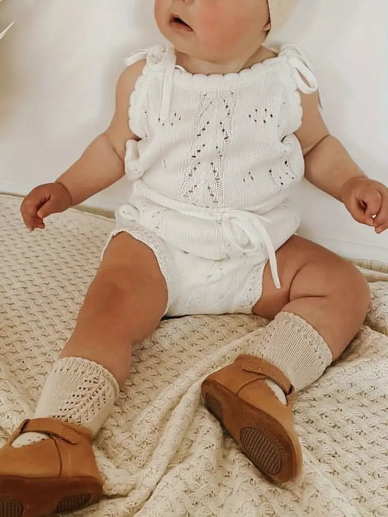 Neutral Knit Matching Set