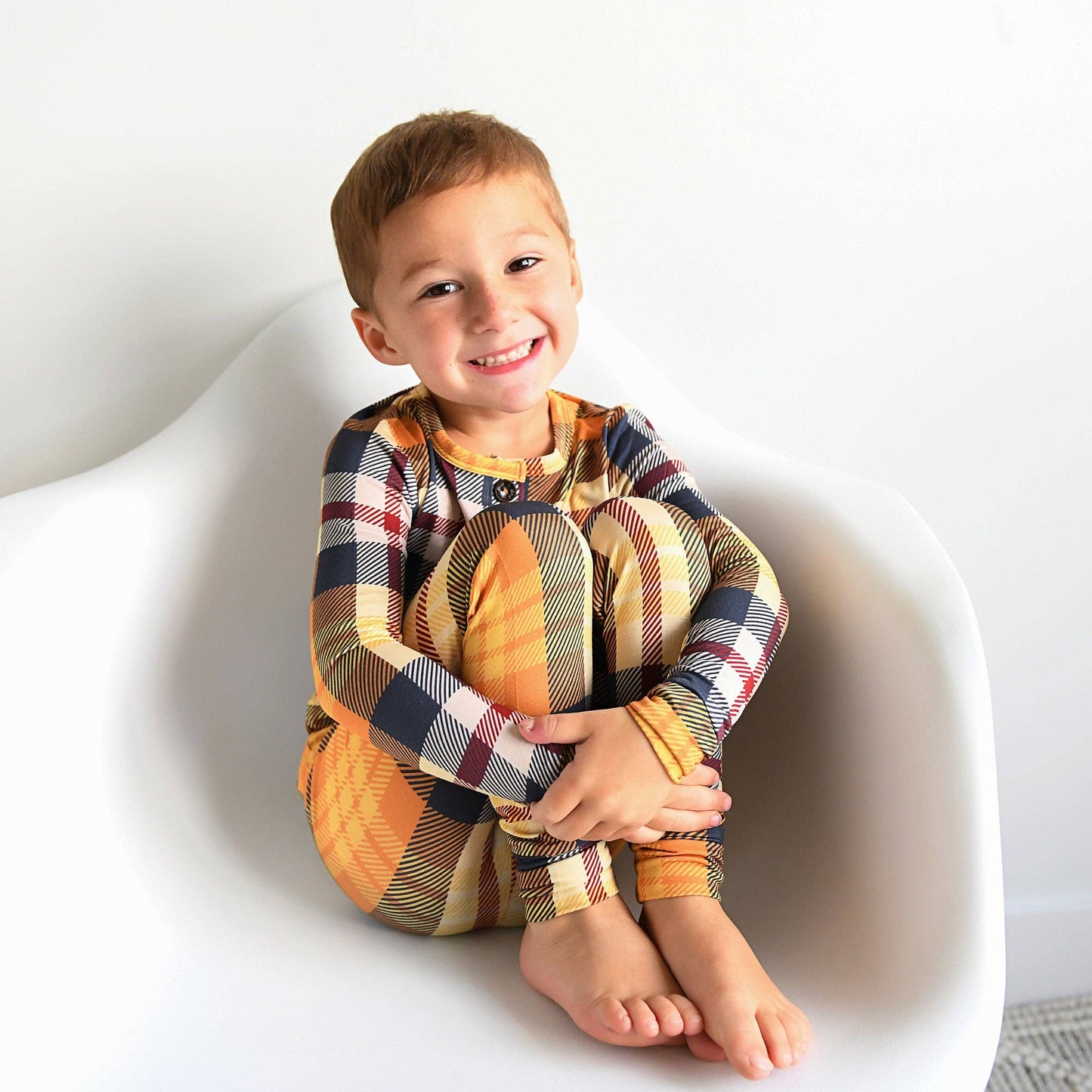 River Plaid Two-Piece Pajama Set