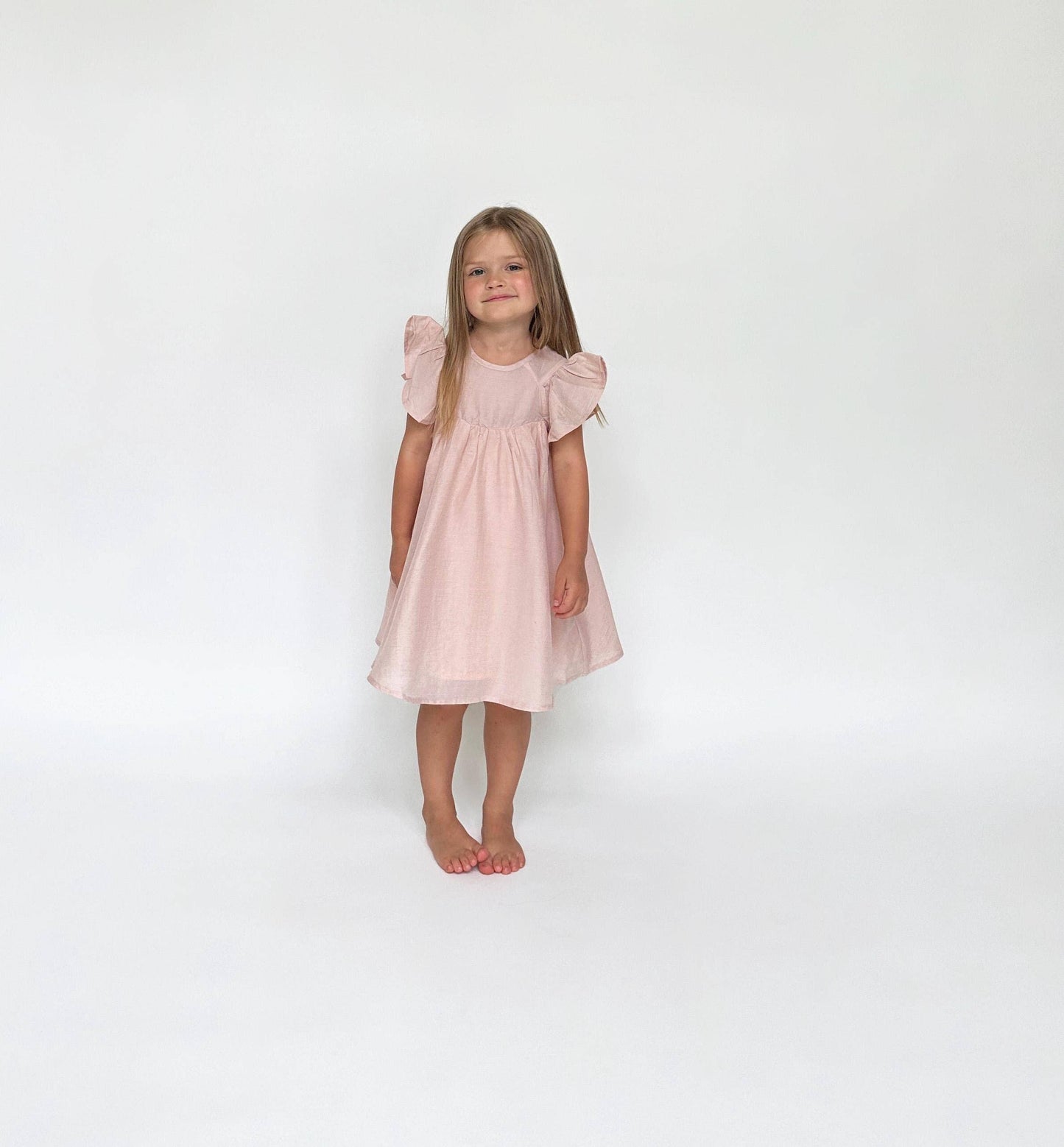 Fiona Dress with Bow | Petal Sage