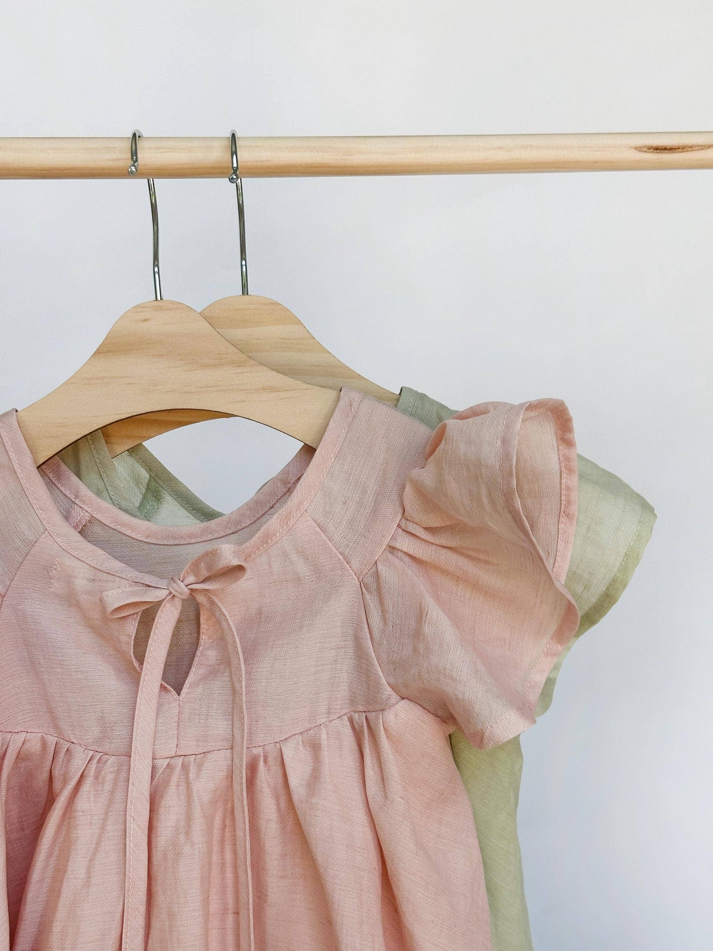 Fiona Dress with Bow | Petal Sage