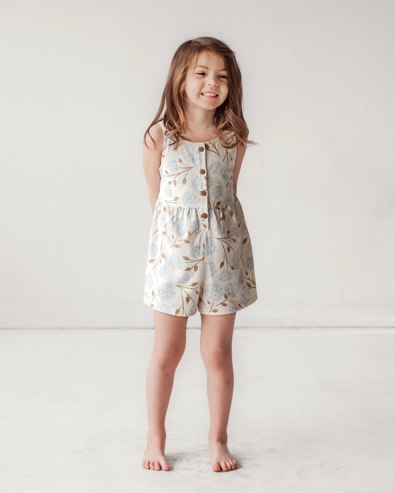 Tiered Tank Romper | Hydrangea