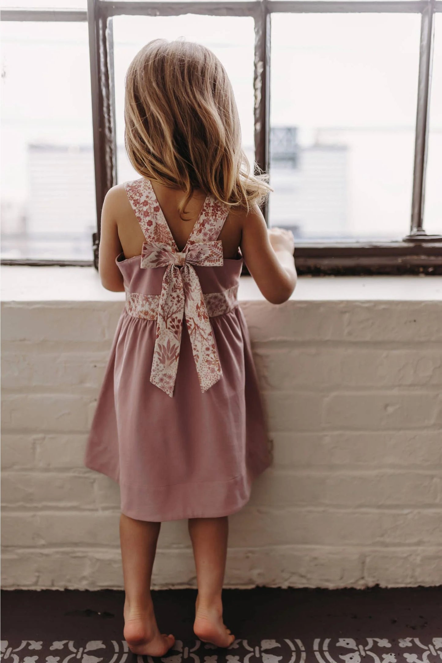 Dress & Bloomer Set- Pastel Gardens
