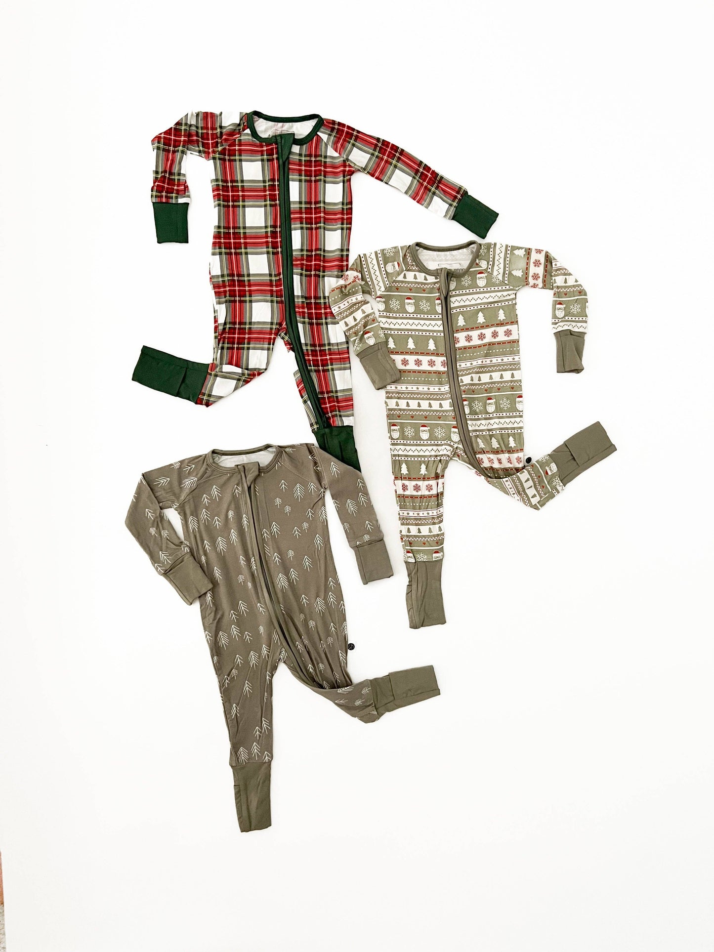EVERGREENS | ZIP ROMPERS