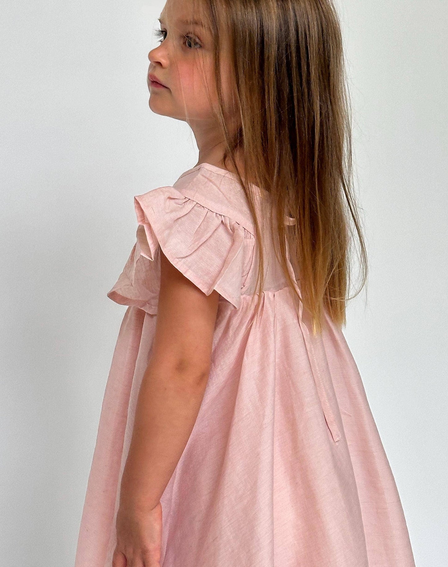 Fiona Dress with Bow | Petal Sage