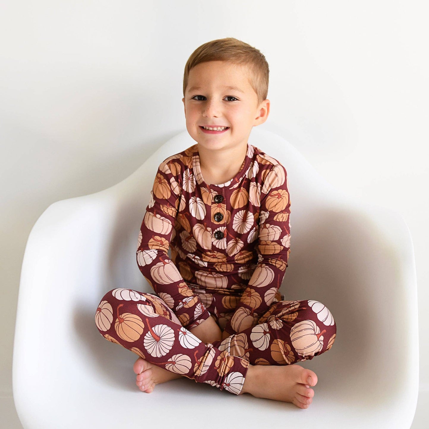 Salem Pumpkin Two-Piece Pajama Set