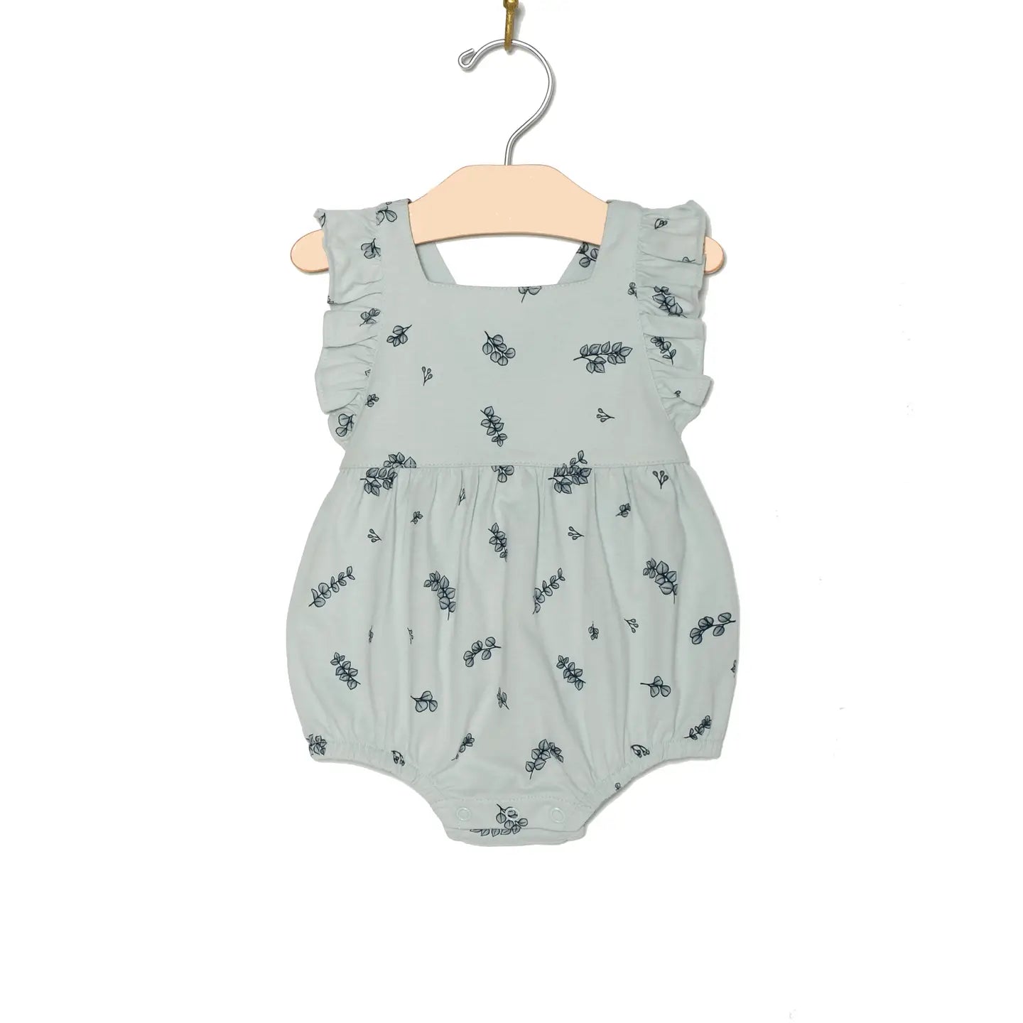 Flutter Front Romper | Eucalyptus