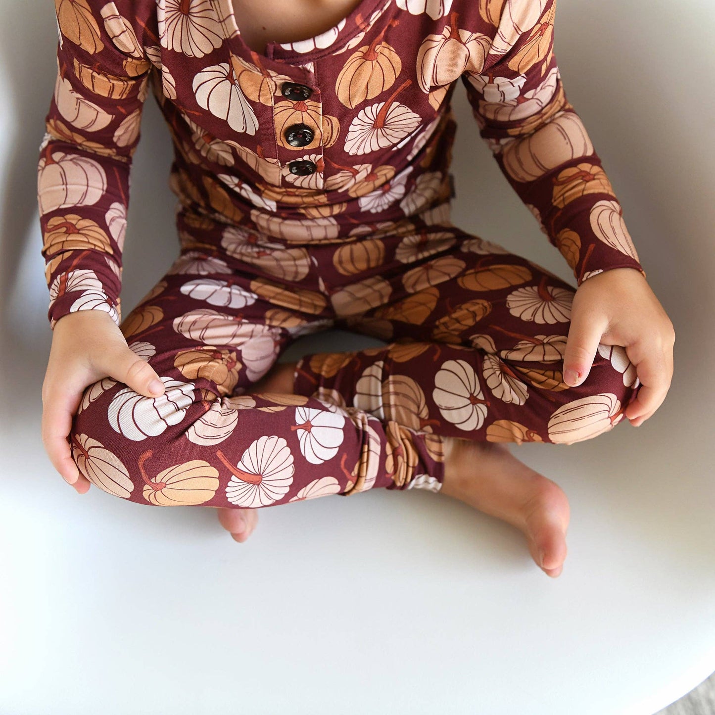 Salem Pumpkin Two-Piece Pajama Set