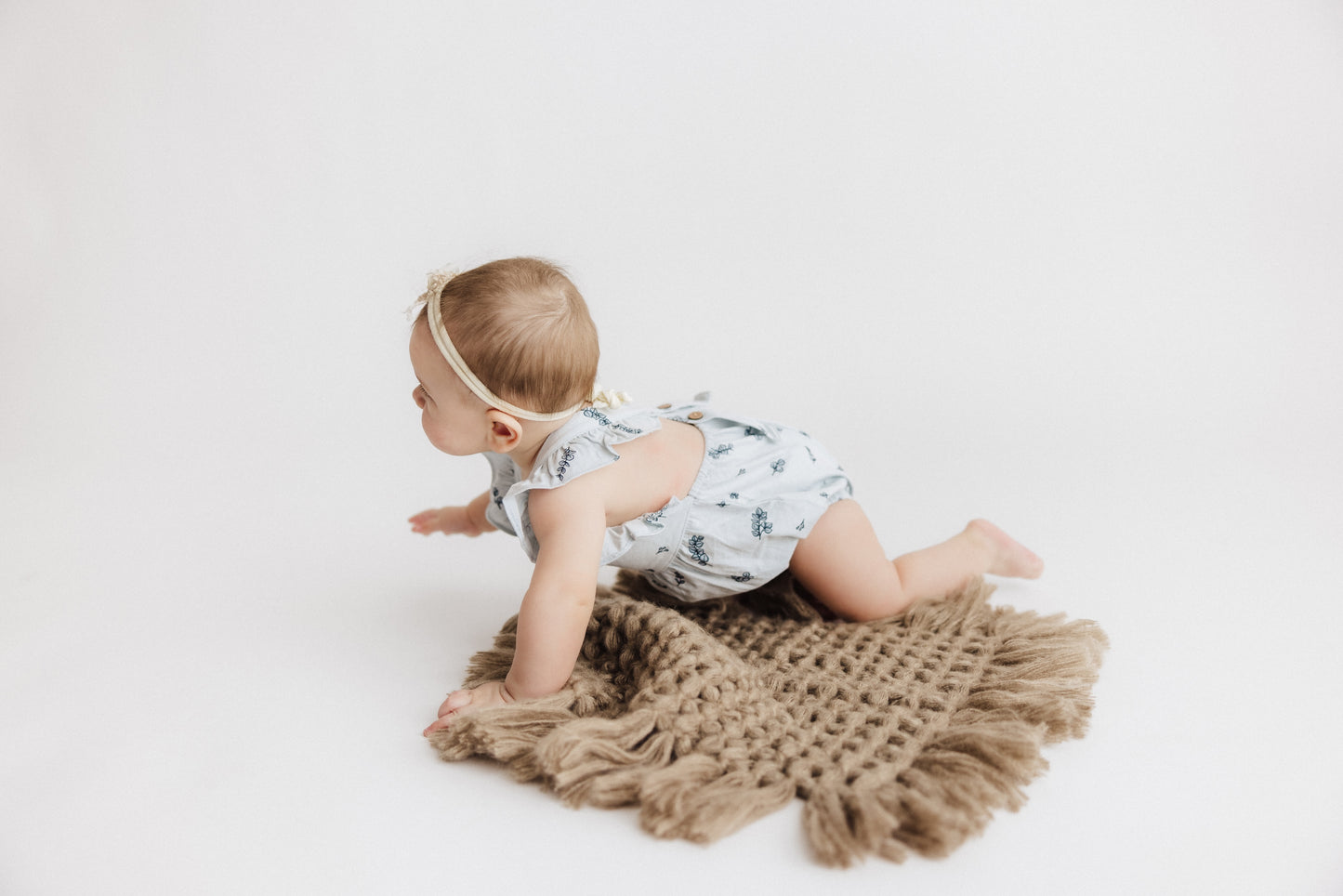 Flutter Front Romper | Eucalyptus