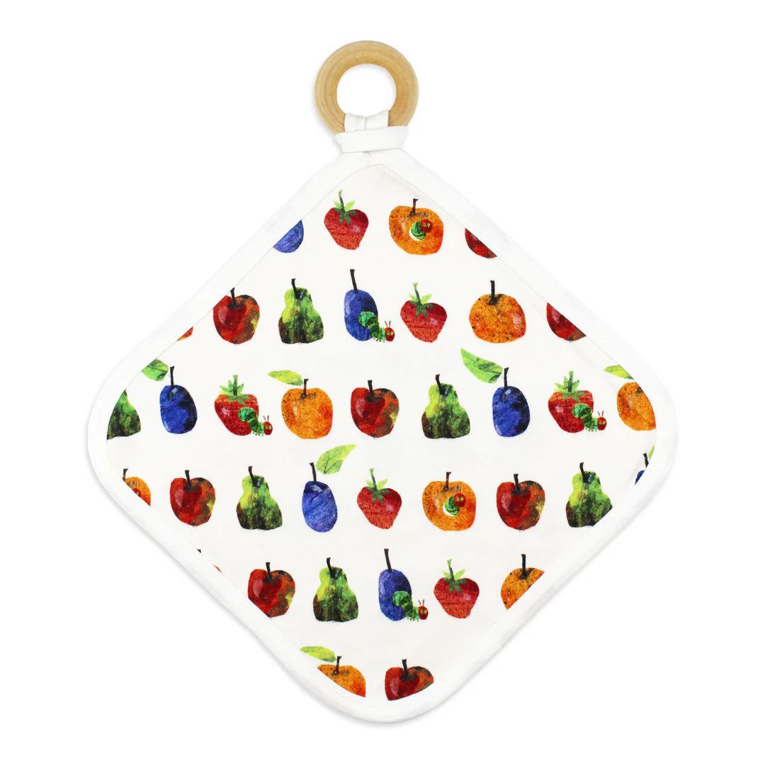 Lovey with Removable Teething Ring in Fruit