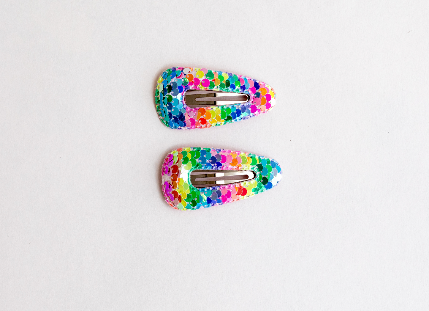 Reversible Sequin Snap Clip