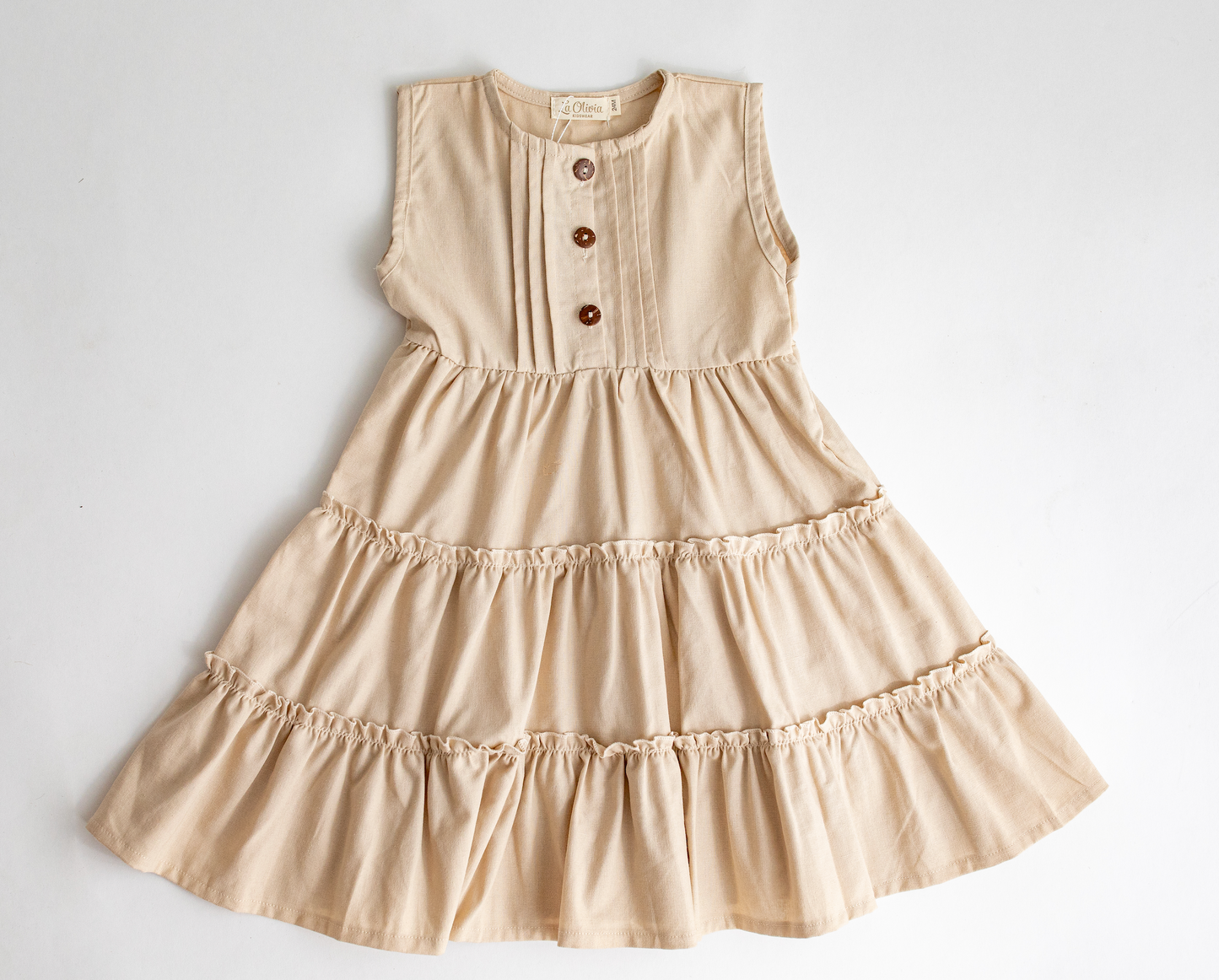 Isabella Dress | Beige