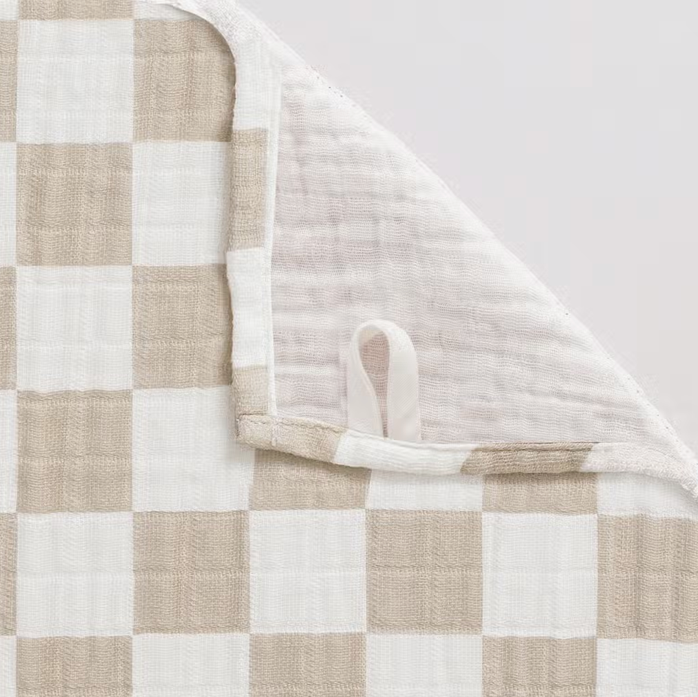Breastfeeding Boss™ Multitasking for Nursing, Swaddle + More Toast Checkerboard