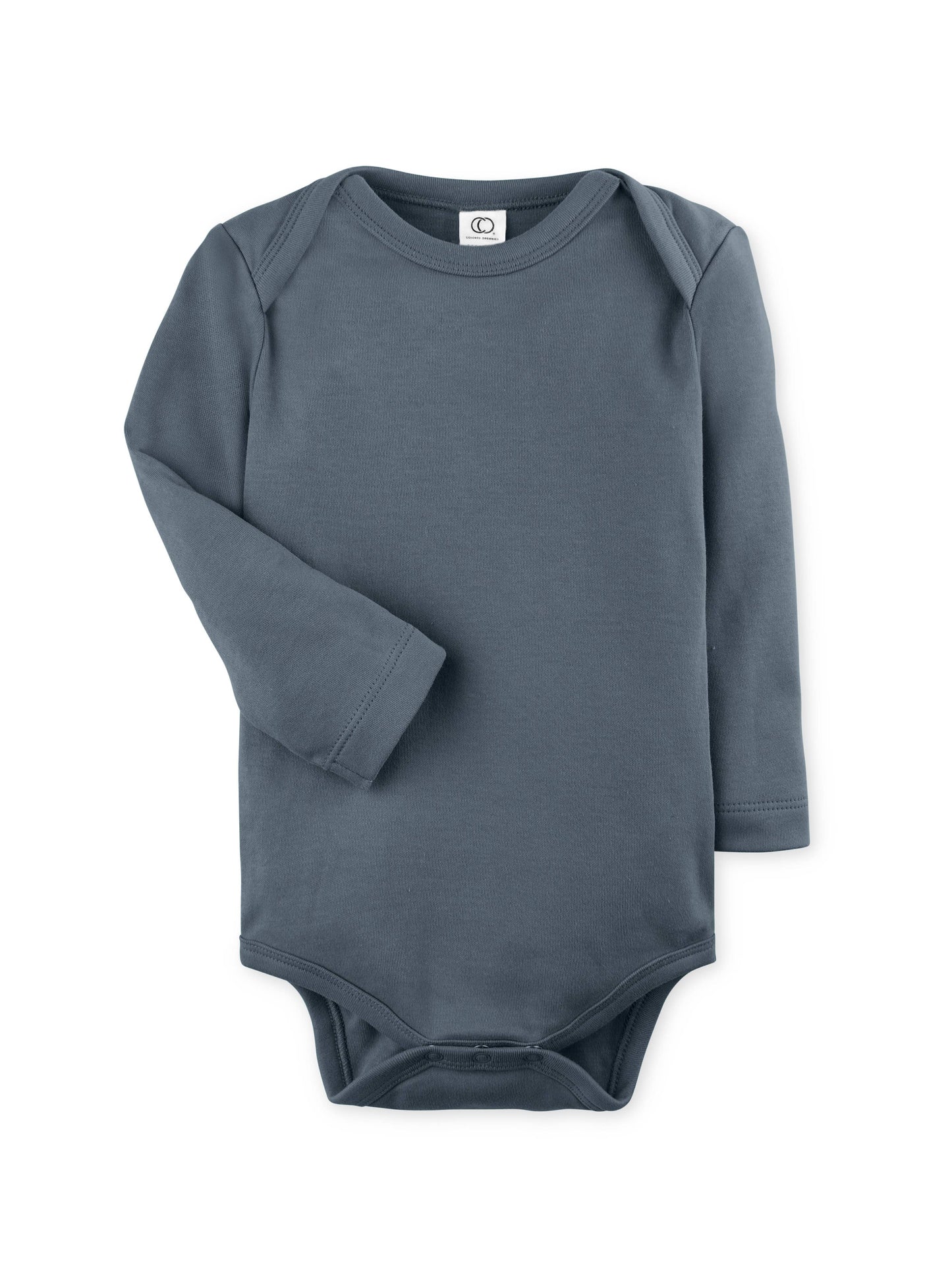Organic Baby Long Sleeve Classic Bodysuit - Harbor