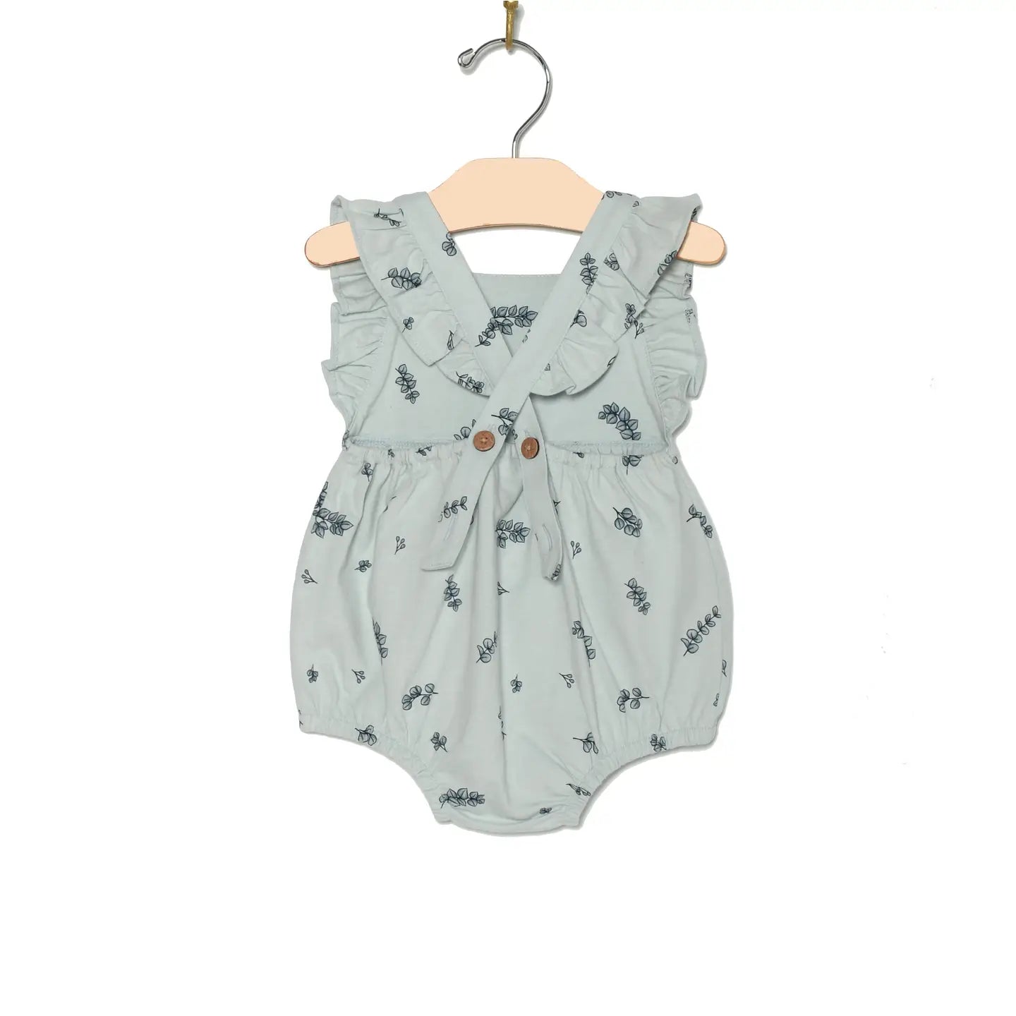 Flutter Front Romper | Eucalyptus