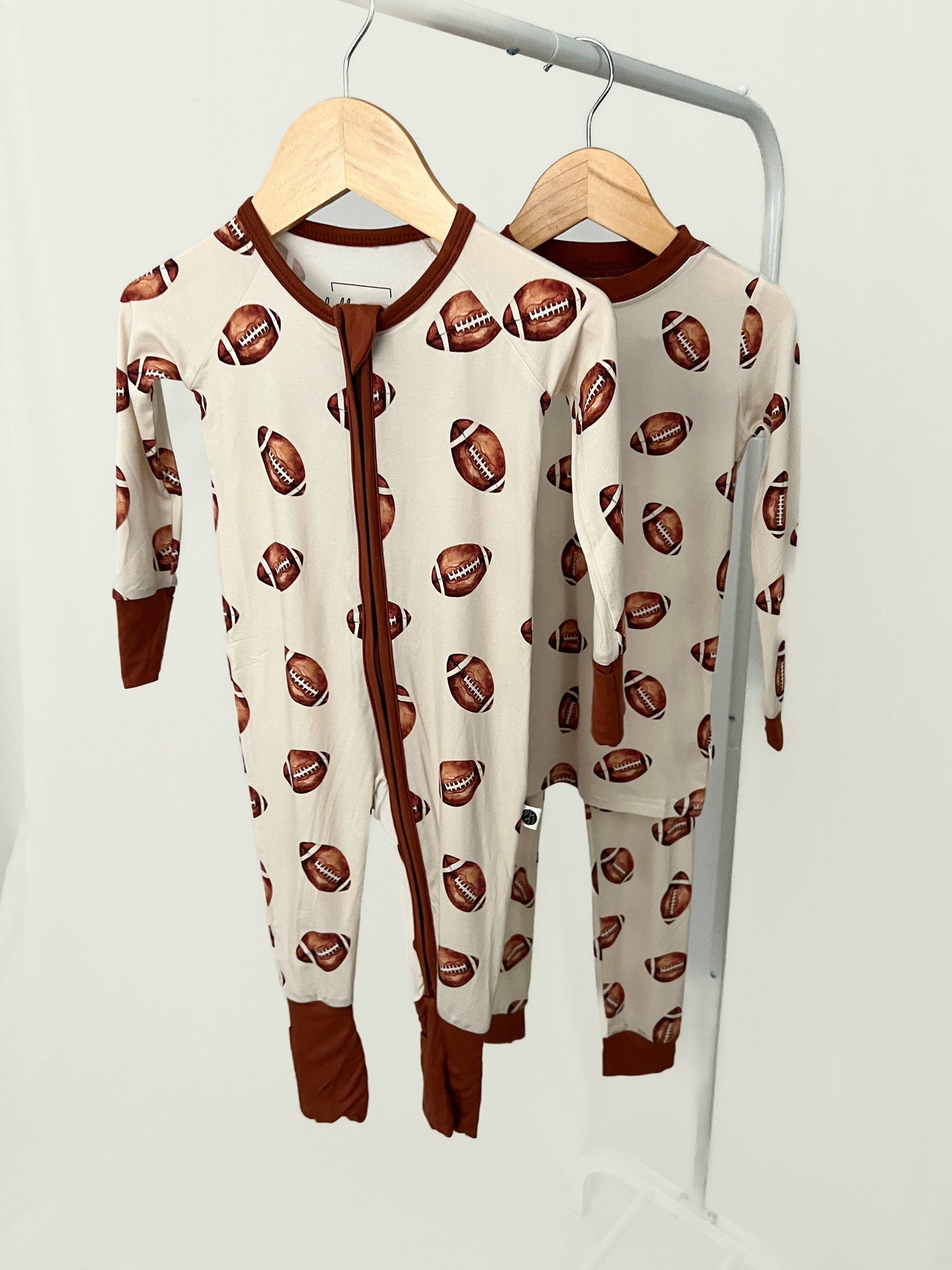 FOOTBALL | ZIP ROMPER