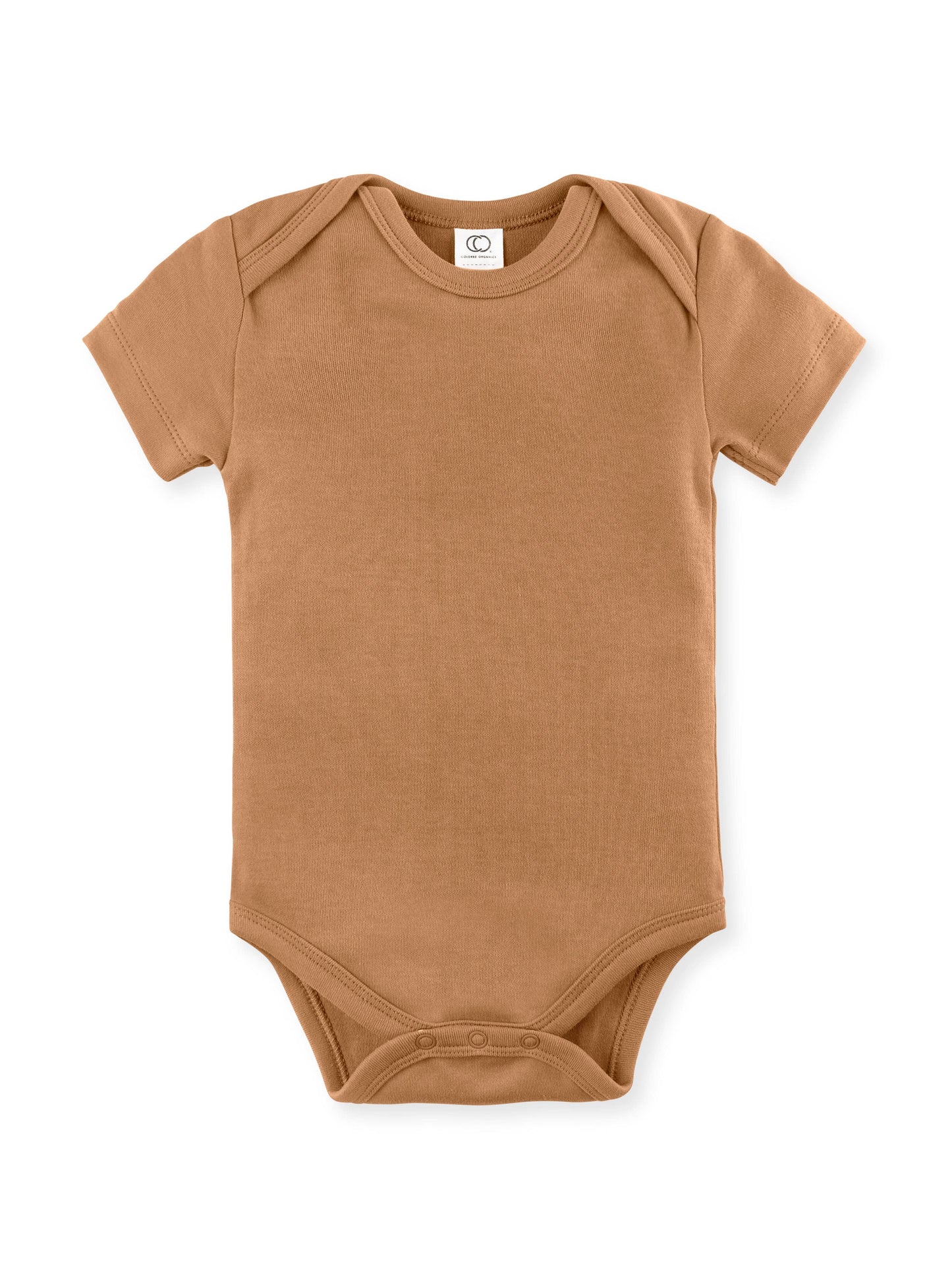 Organic Baby Short Sleeve Classic Bodysuit - Ginger