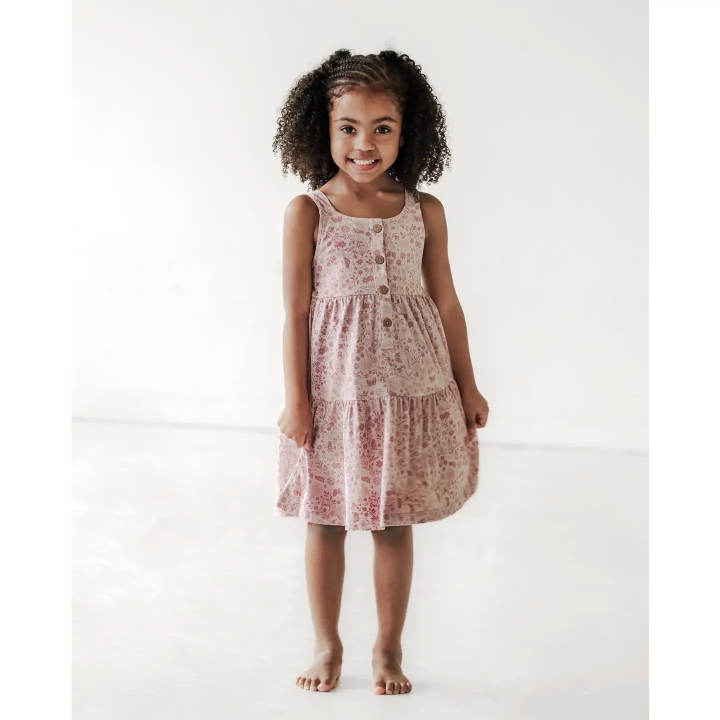 Tiered Tank Dress | Birds and Butterflies