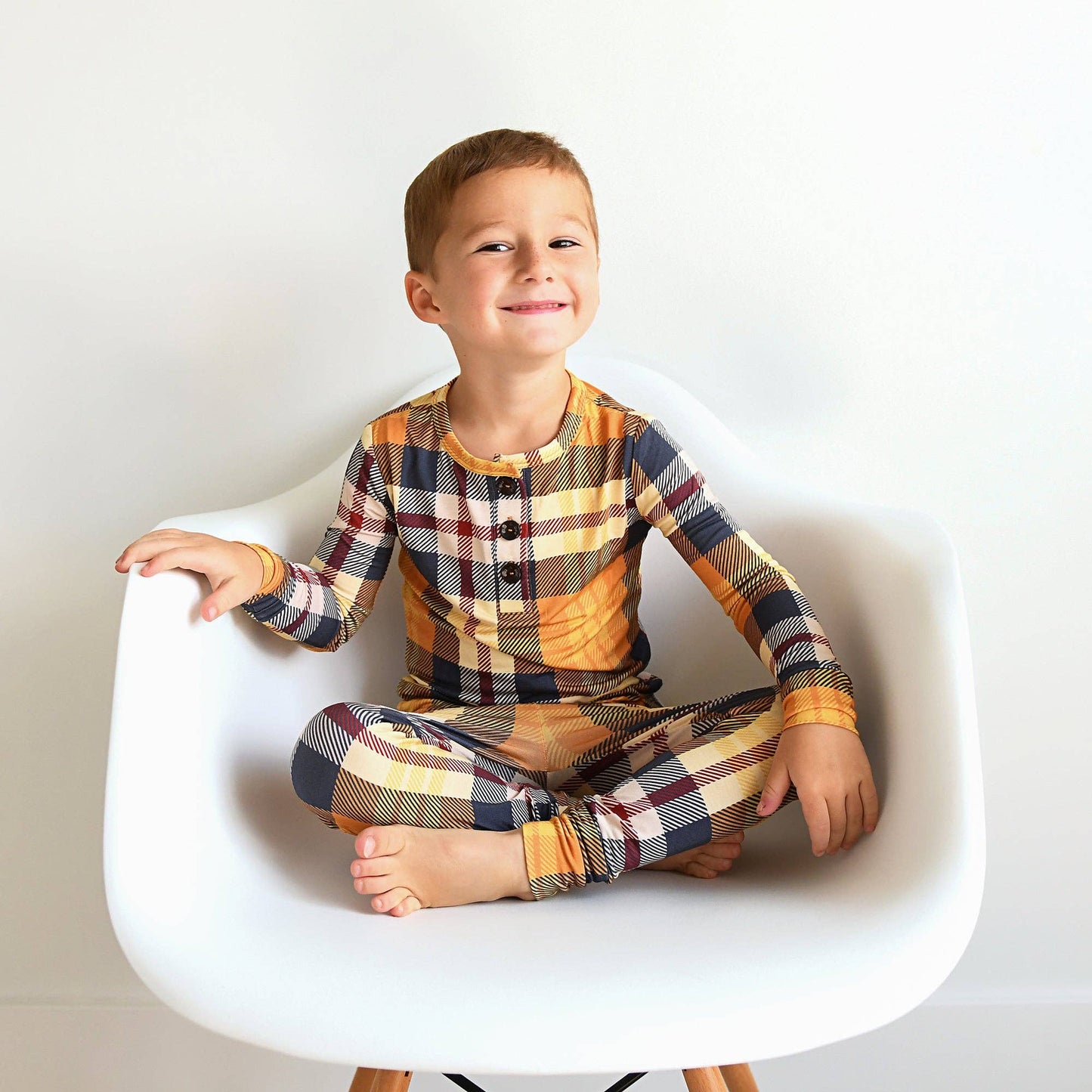 River Plaid Two-Piece Pajama Set