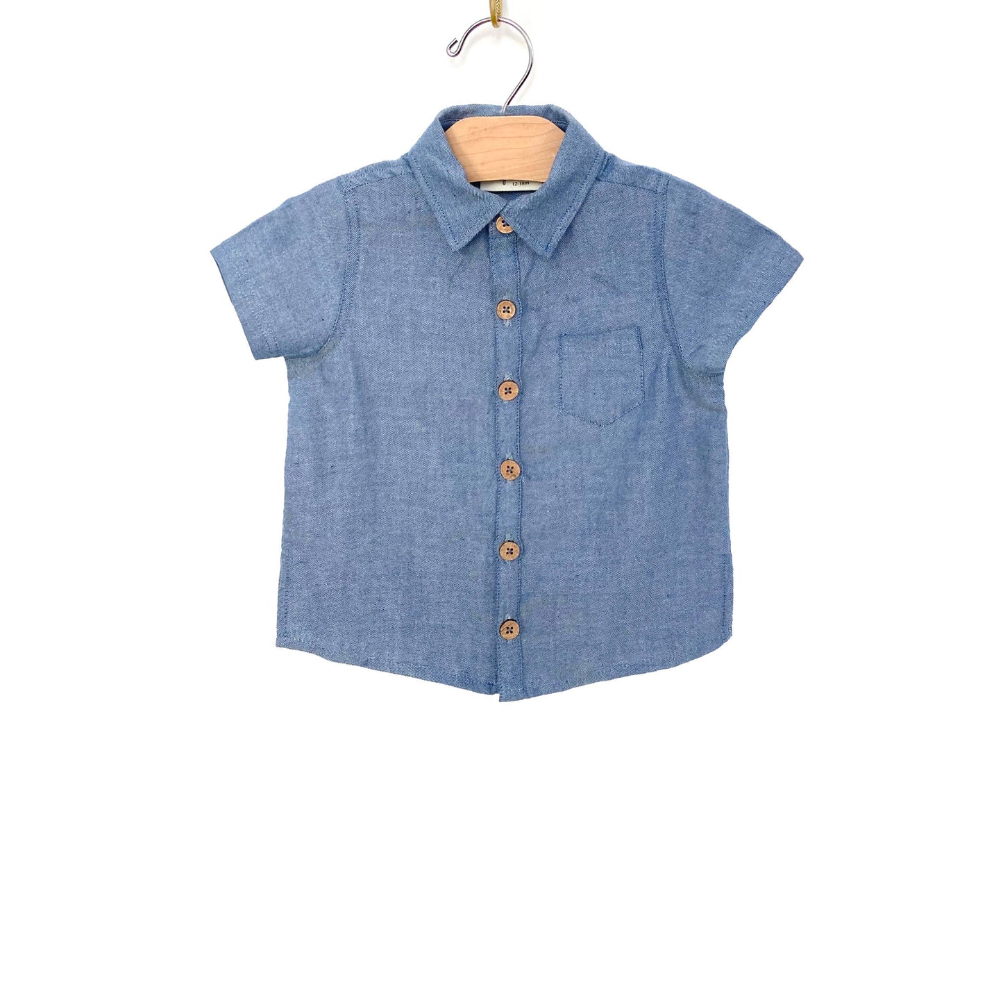 Collar Boy Shirt | Chambray