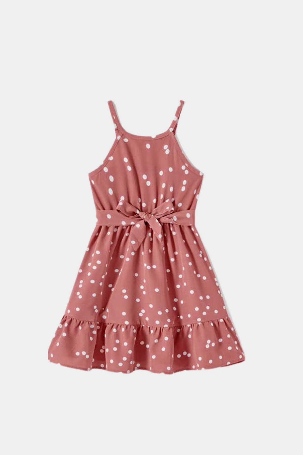 Halter Polka Dot Dress | Rose