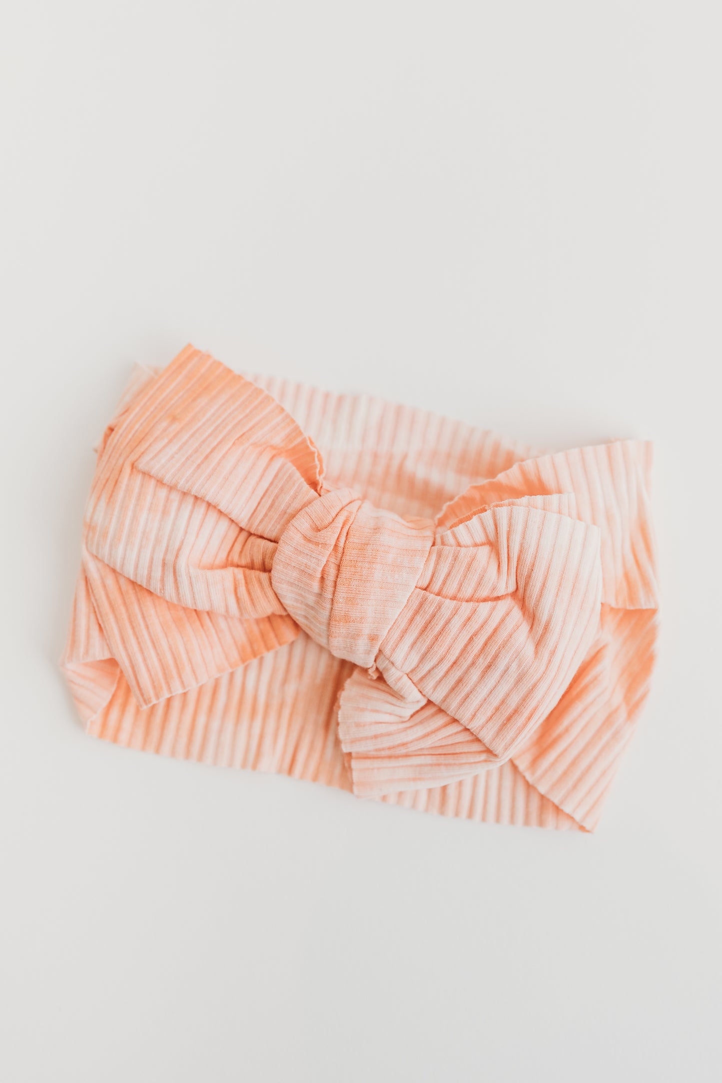 Mila Ribbed Messy Bow Headband