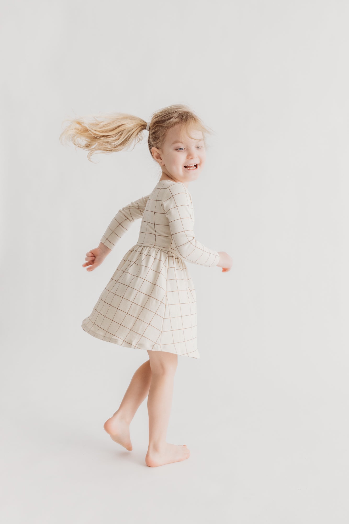 Stell Swing Dress Basketweave / Truffle