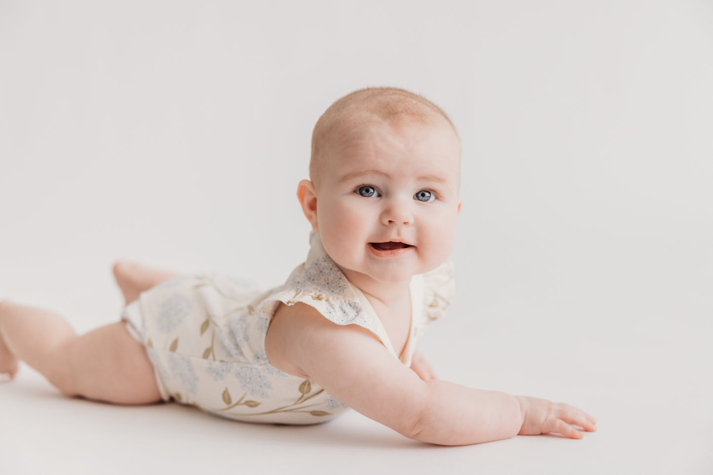 Flutter Sleeve Bodysuit - Hydrangea