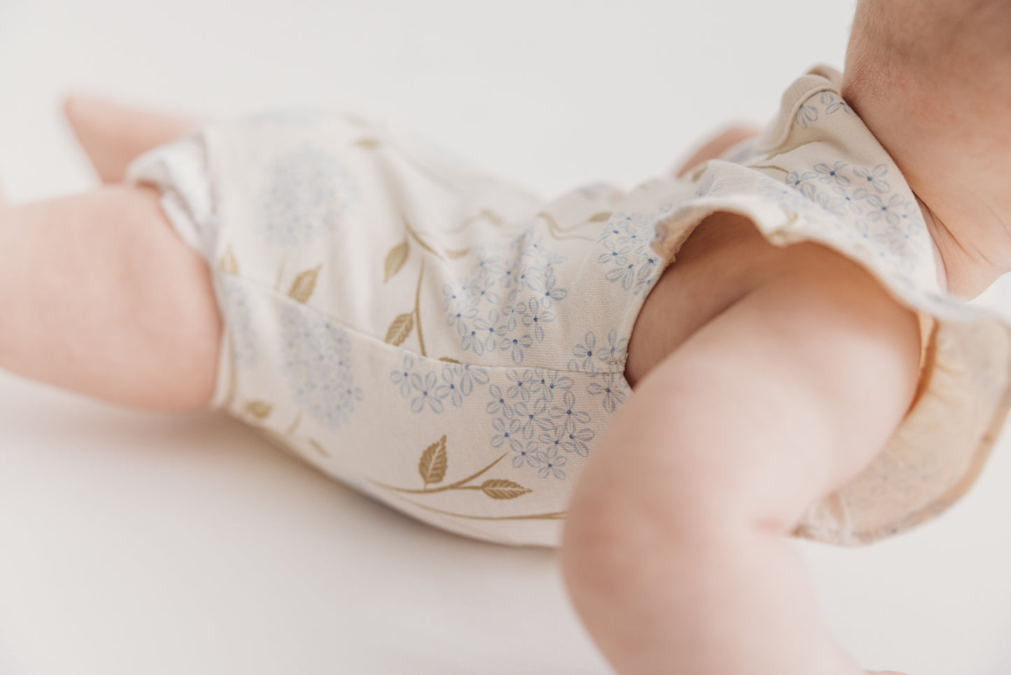Flutter Sleeve Bodysuit - Hydrangea