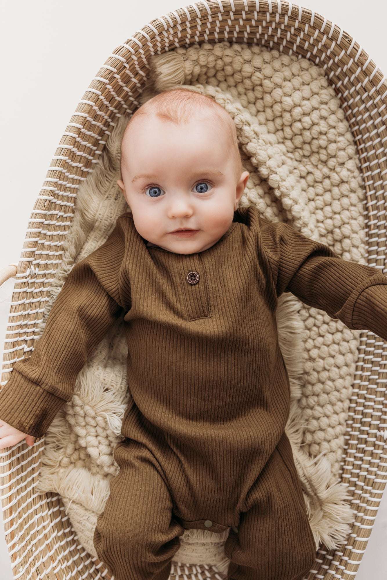Knitted Button Jumpsuit Olive
