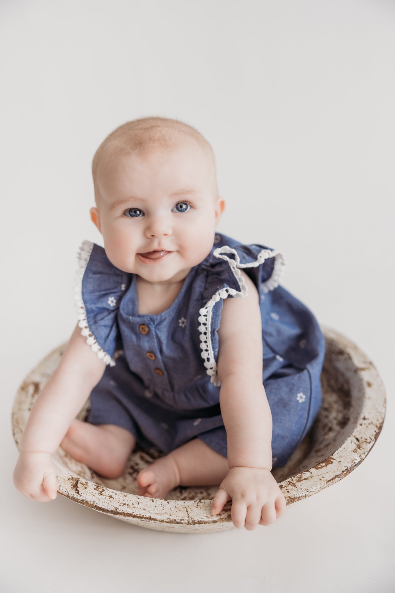 Pinafore Dress - Daisies
