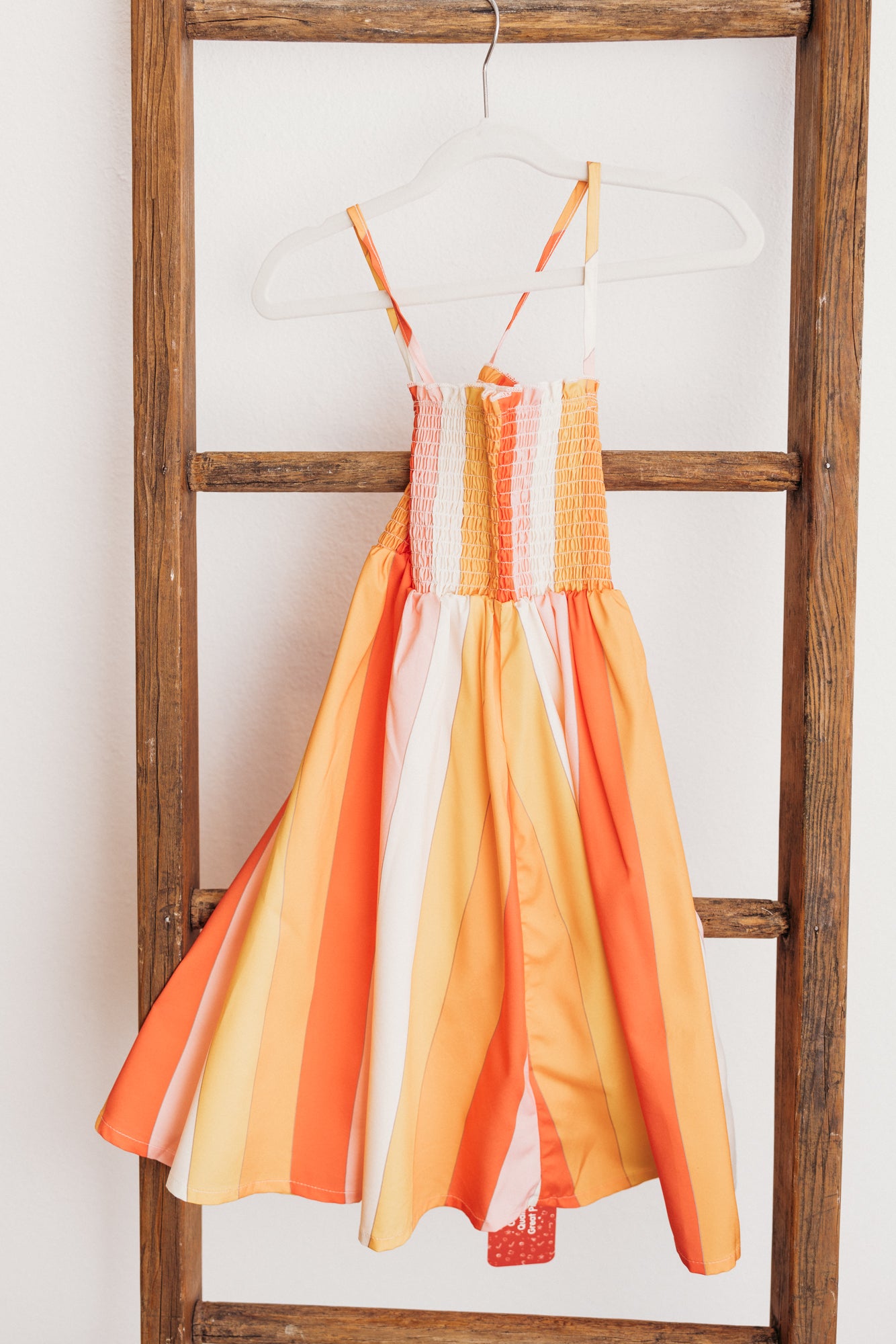 Toddler Striped Dress Sunset