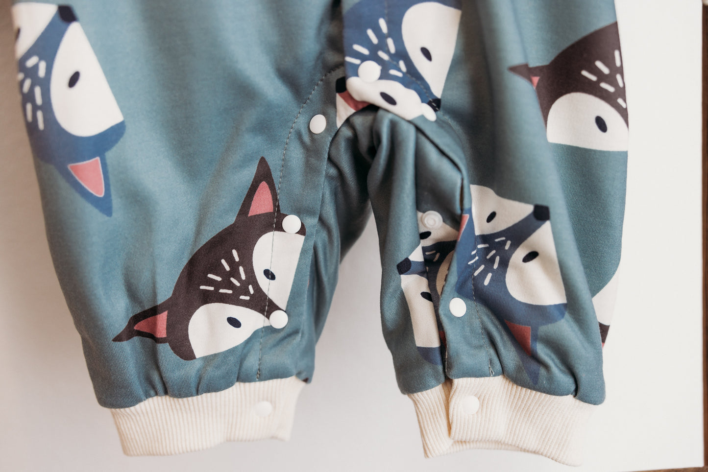 Hooded Button Up Jumpsuit Light Blue