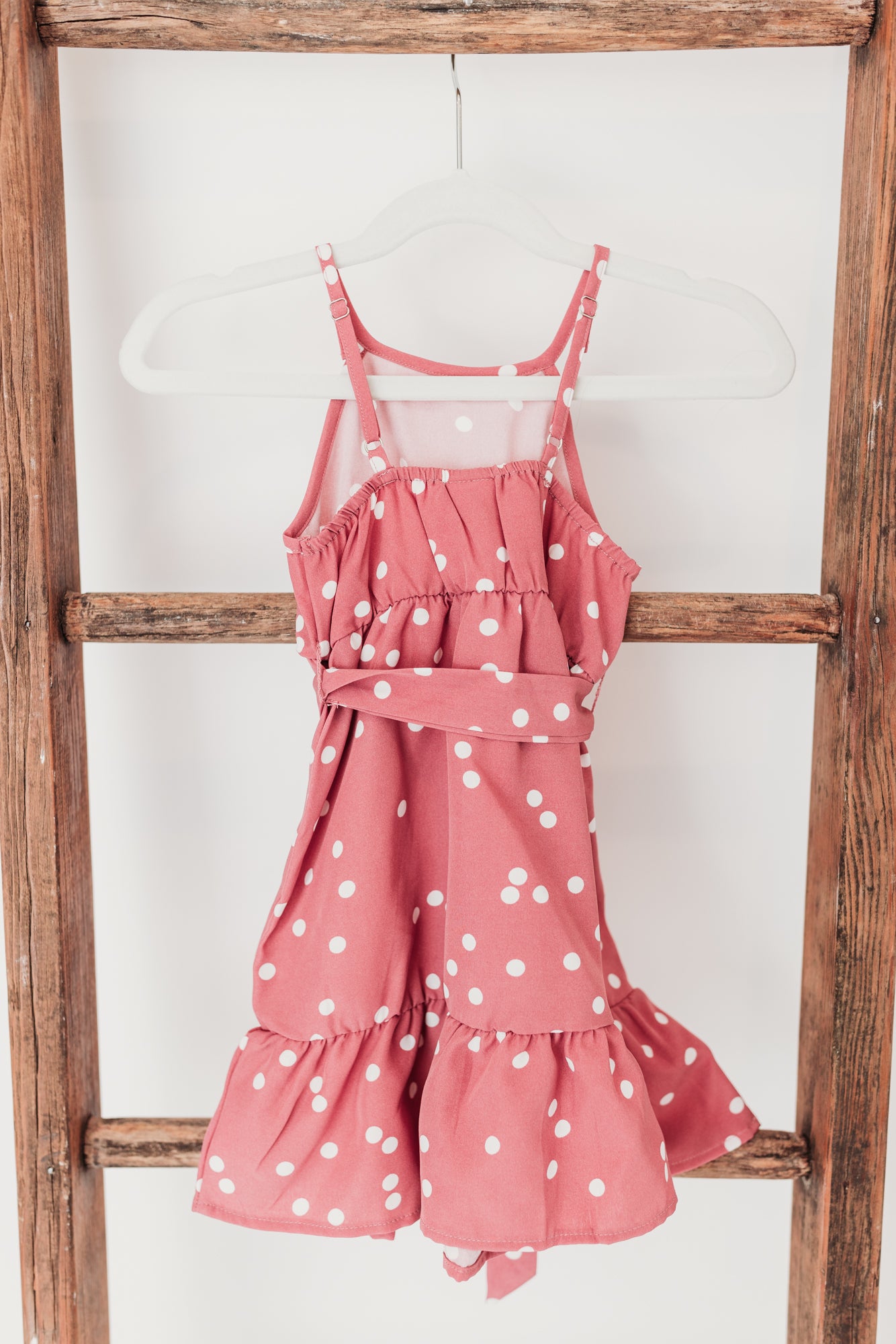 Halter Polka Dot Dress | Rose