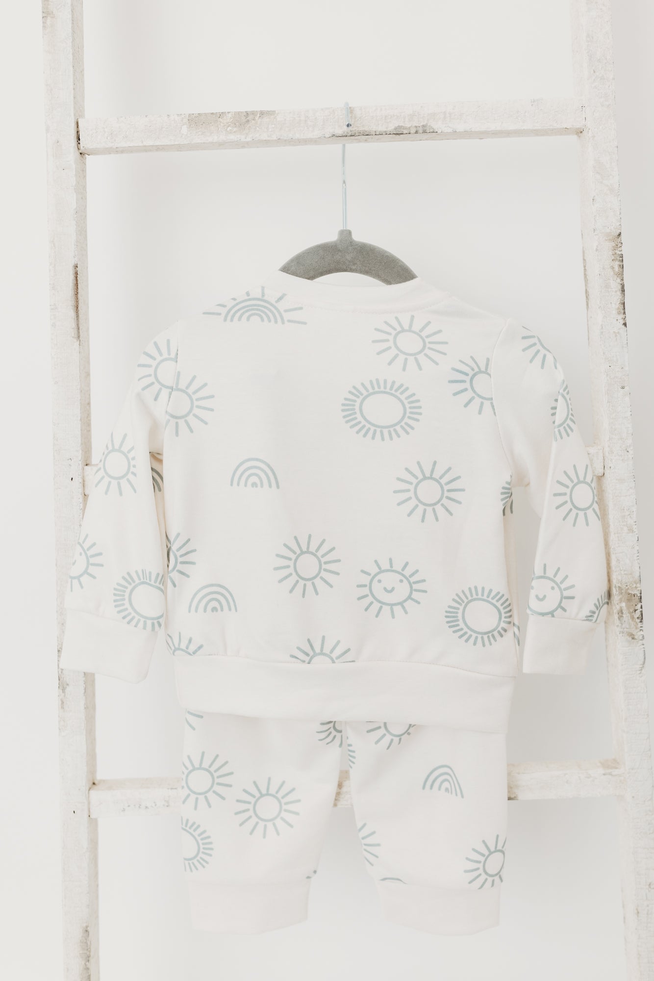 Boho Sweatshirt Jogger Set | Off White