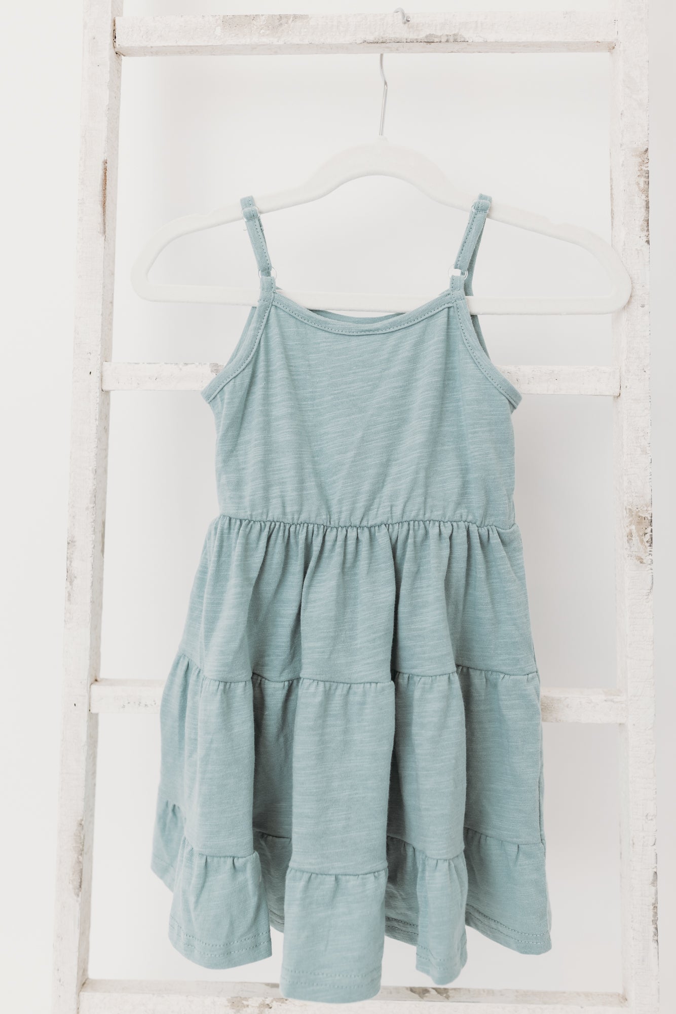 Spaghetti Strap Tiered Dress | Mint