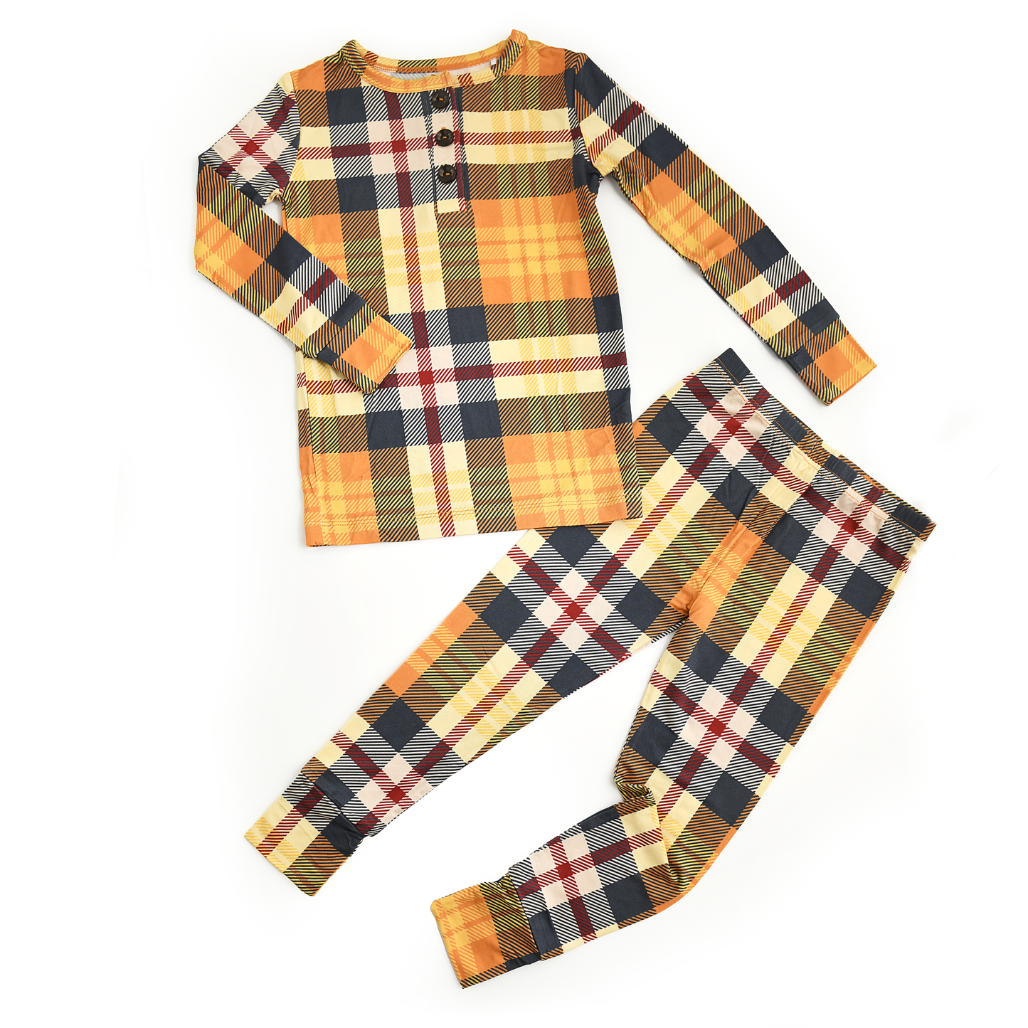 River Plaid Two-Piece Pajama Set