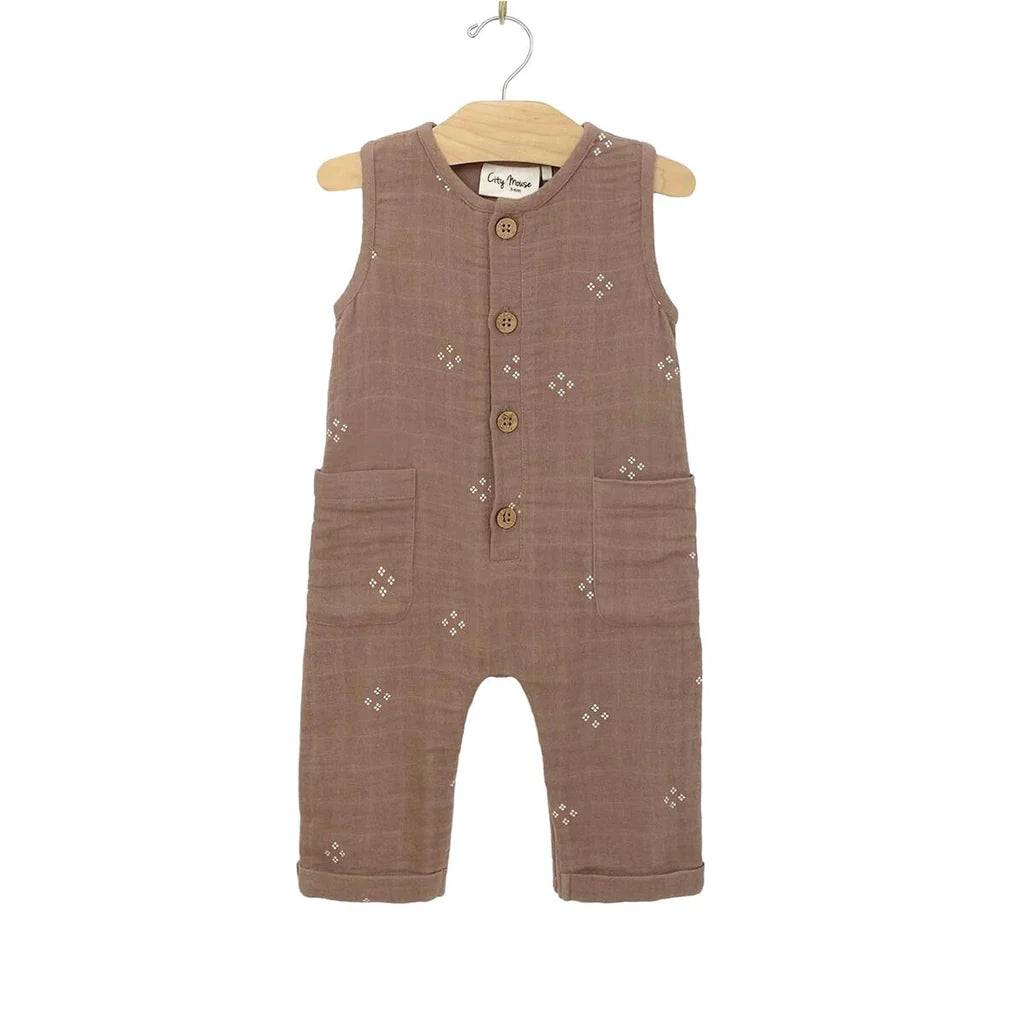 Tank Long Romper - Diamonds