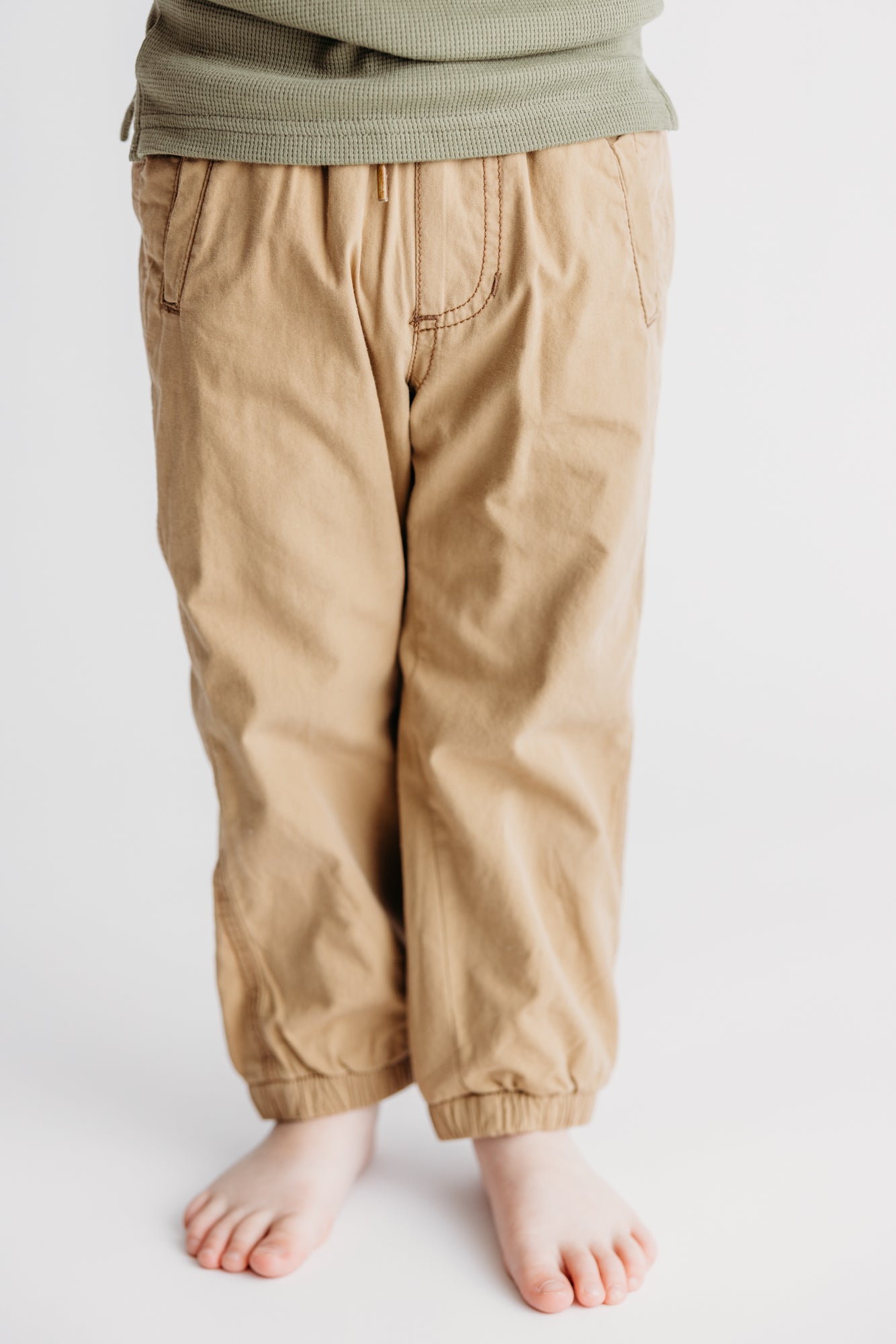 Khaki Jogger Pants
