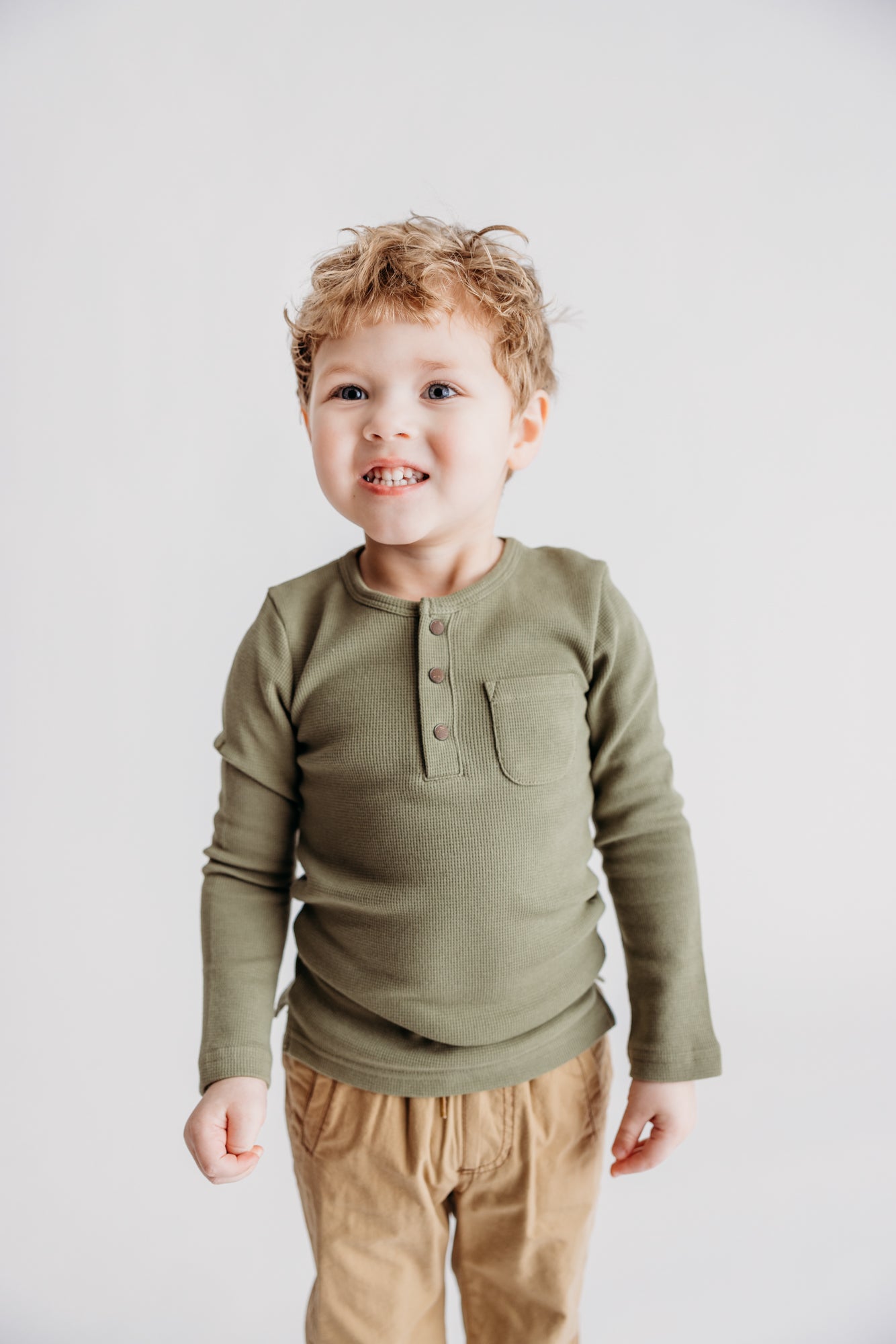 Organic Cotton Thermal | Sage