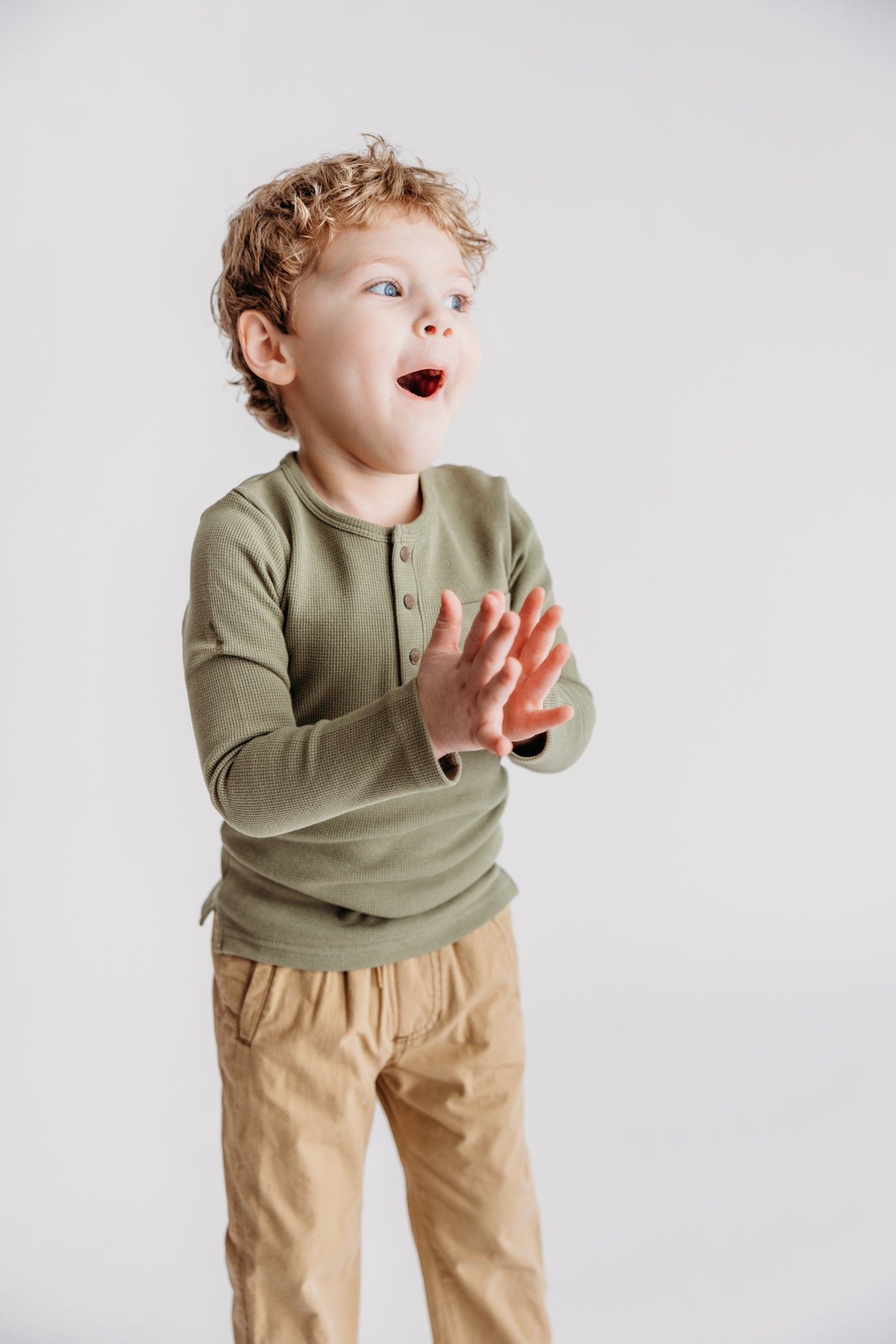 Organic Cotton Thermal | Sage