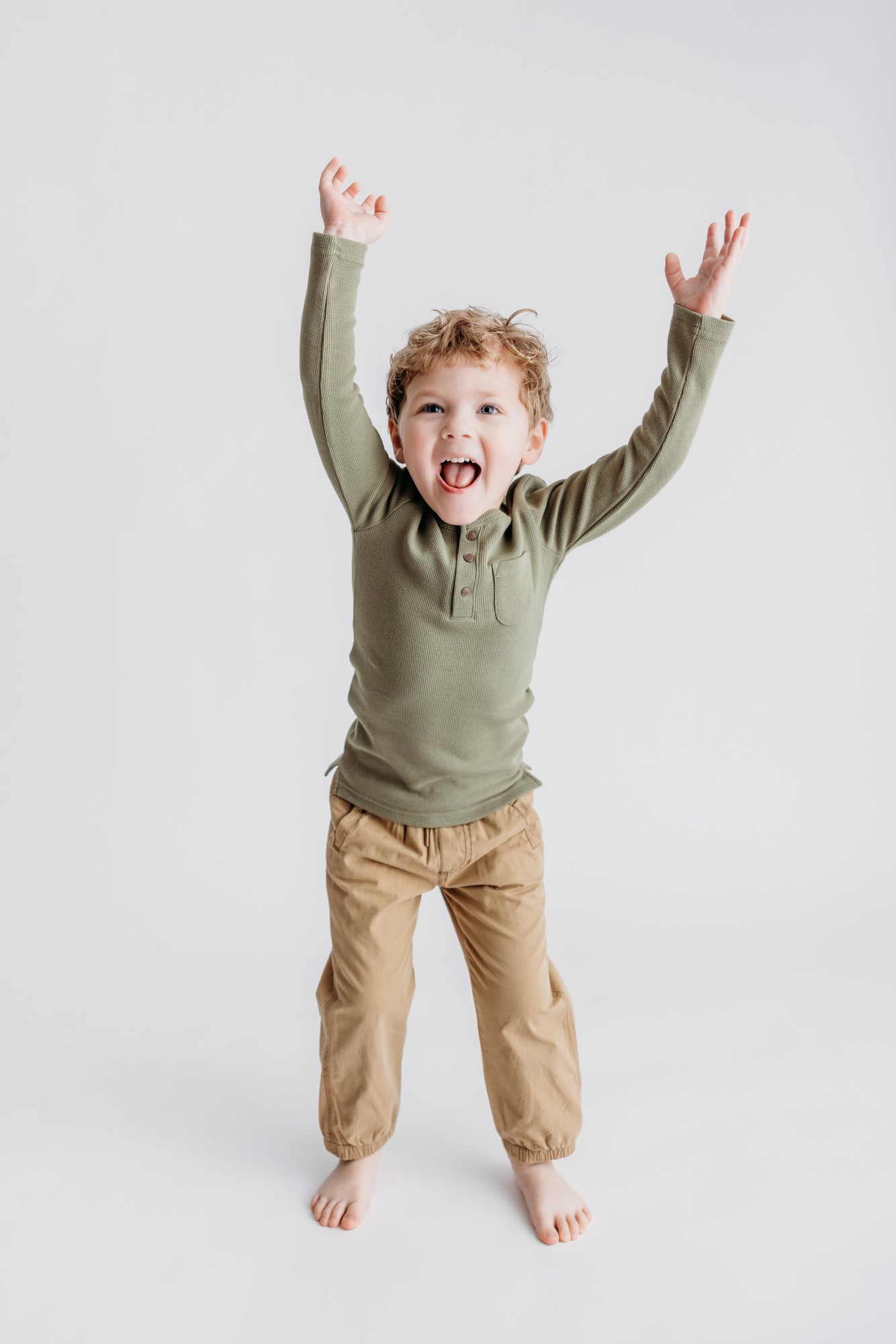 Organic Cotton Thermal | Sage