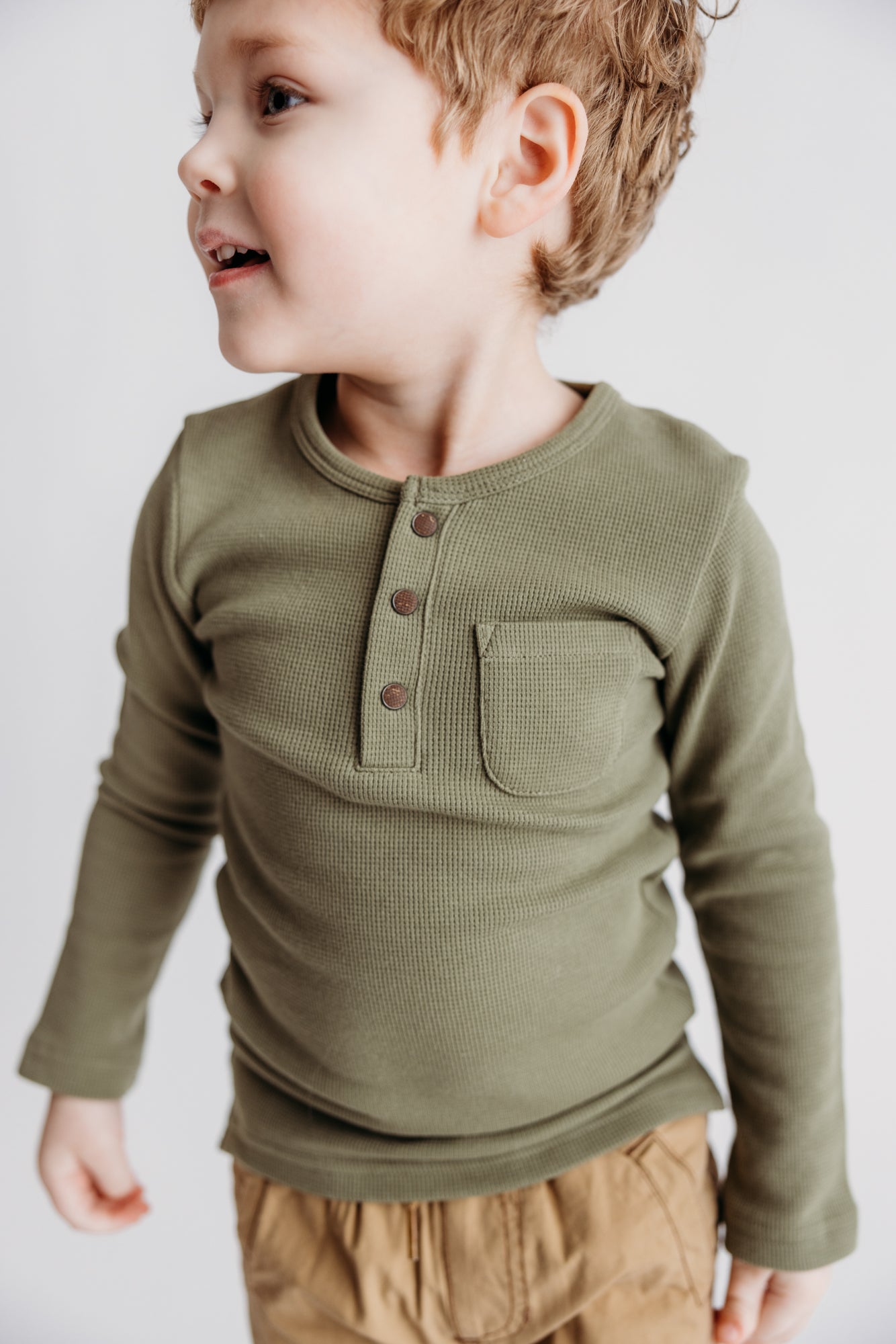 Organic Cotton Thermal | Sage