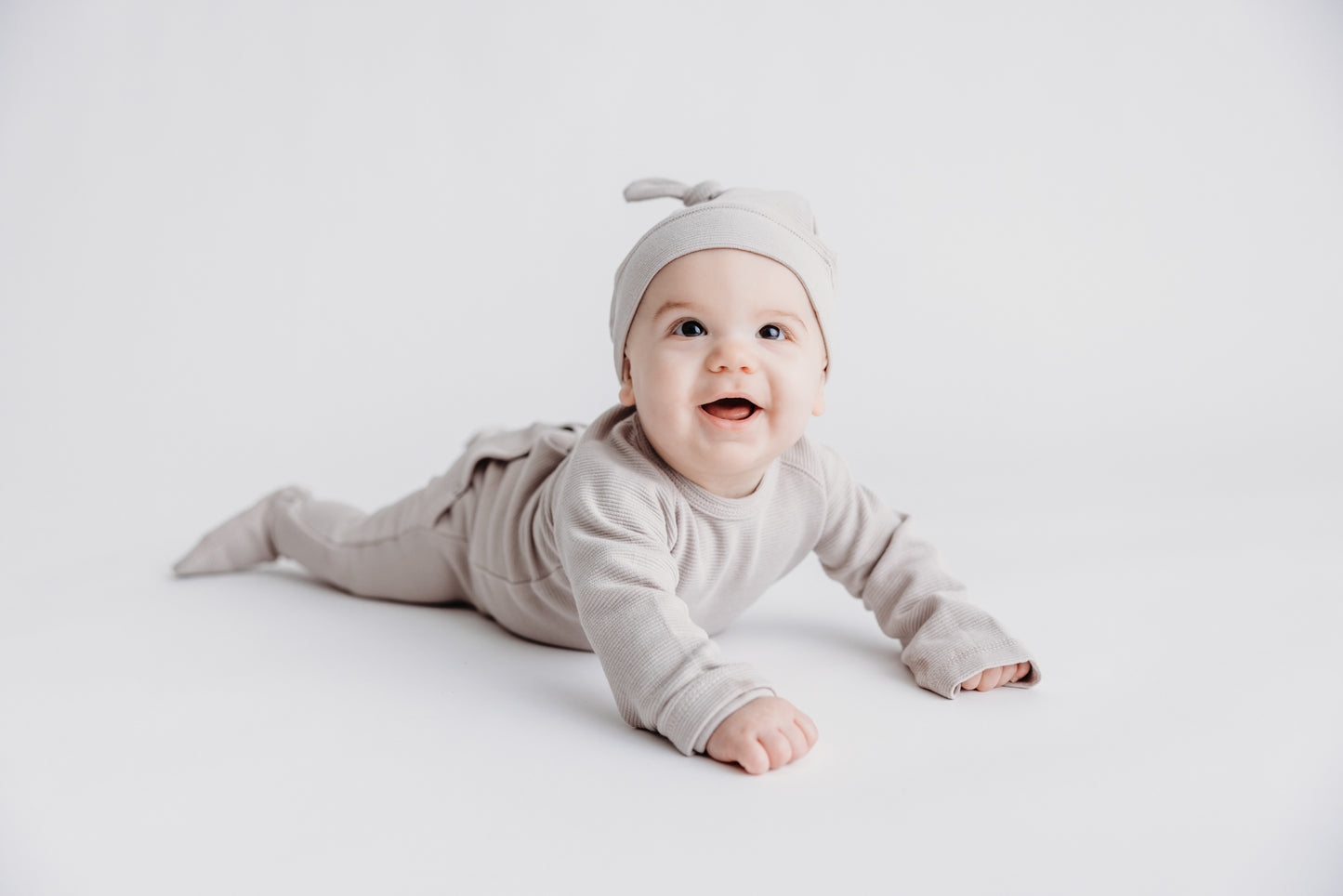 Corduroy Raglan Baby Footie Fog