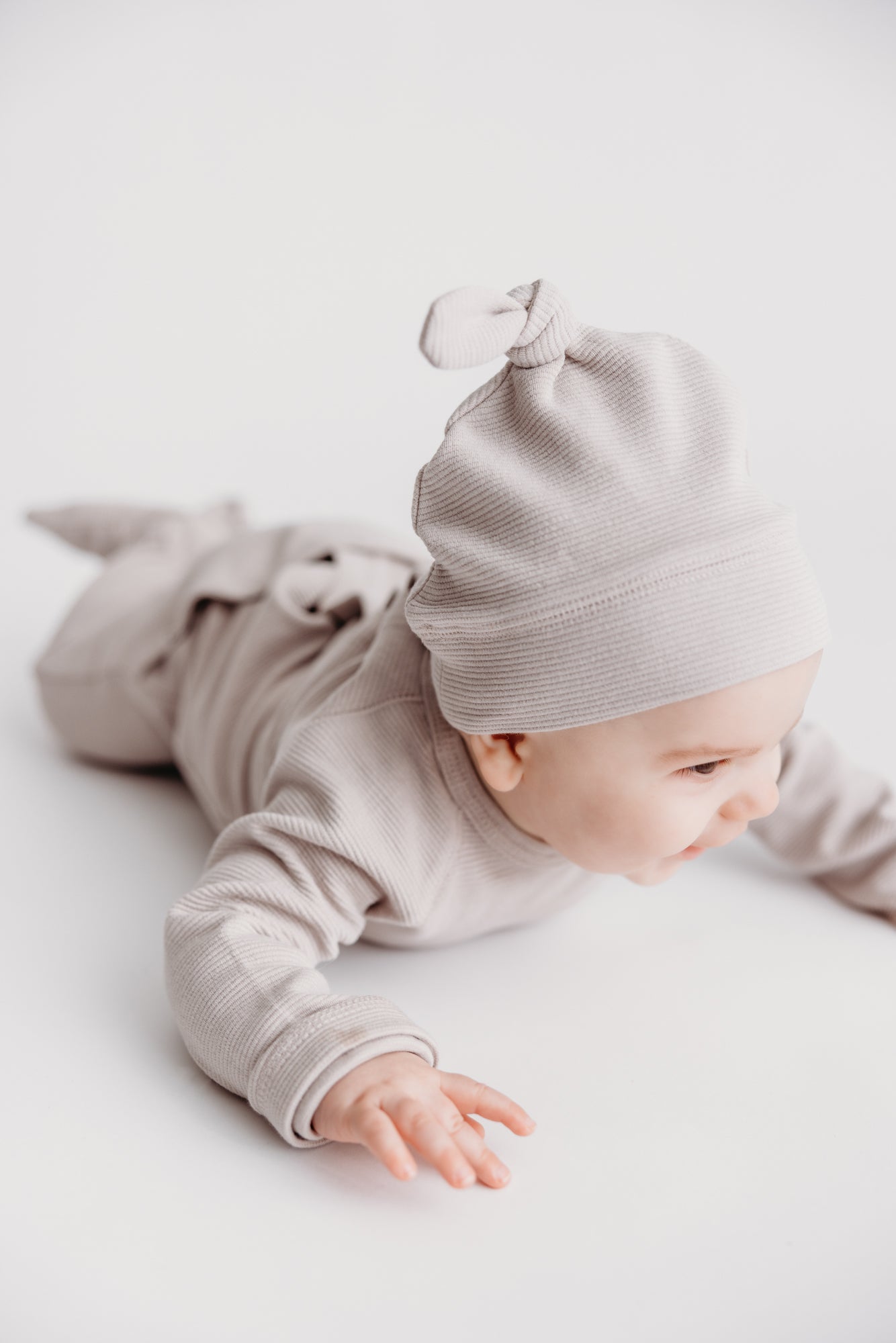 Corduroy Raglan Baby Footie Fog