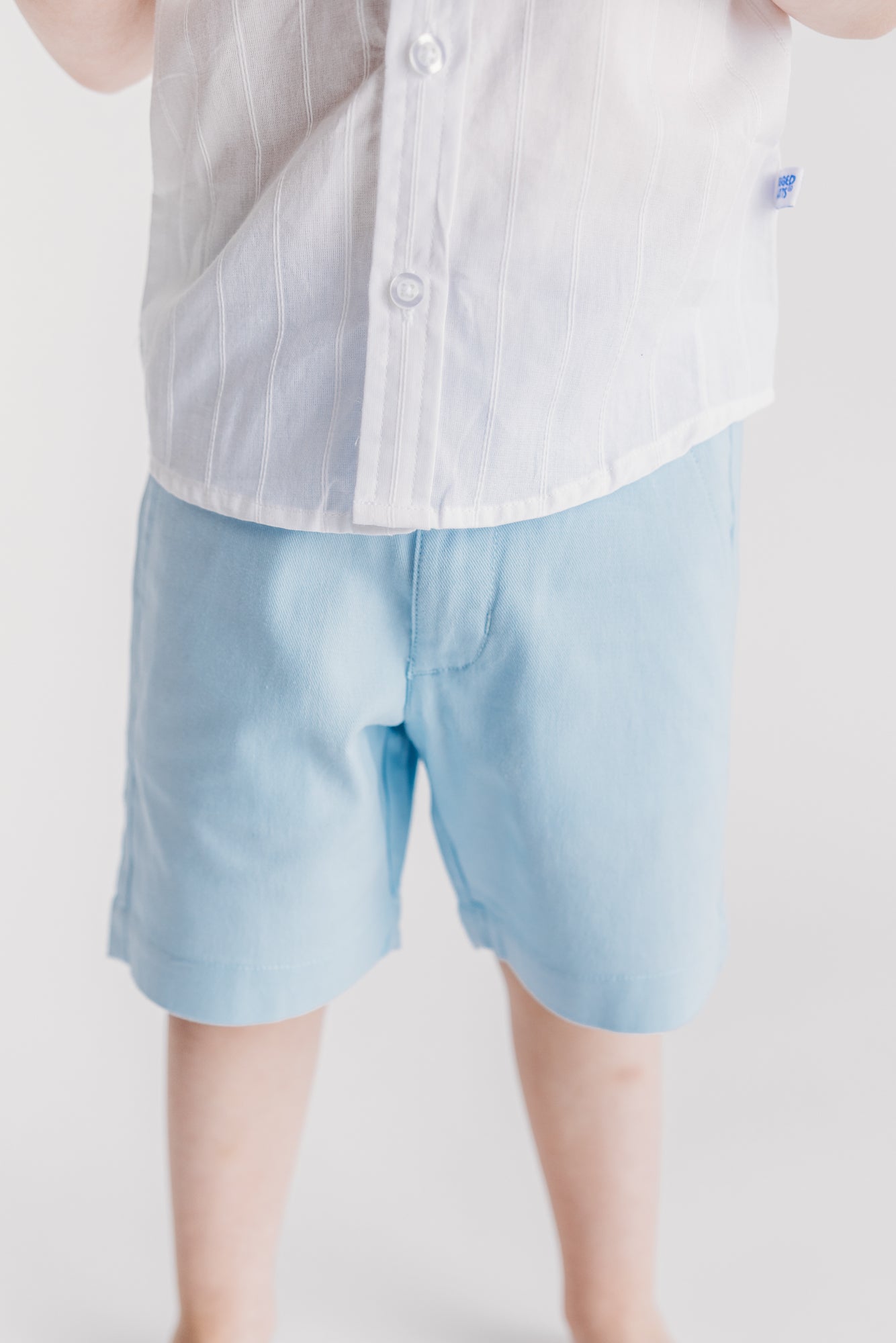 Pale Blue Lightweight Chino Shorts