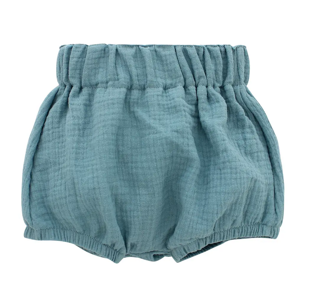 Gauze Baby Bloomers Dusty Blue